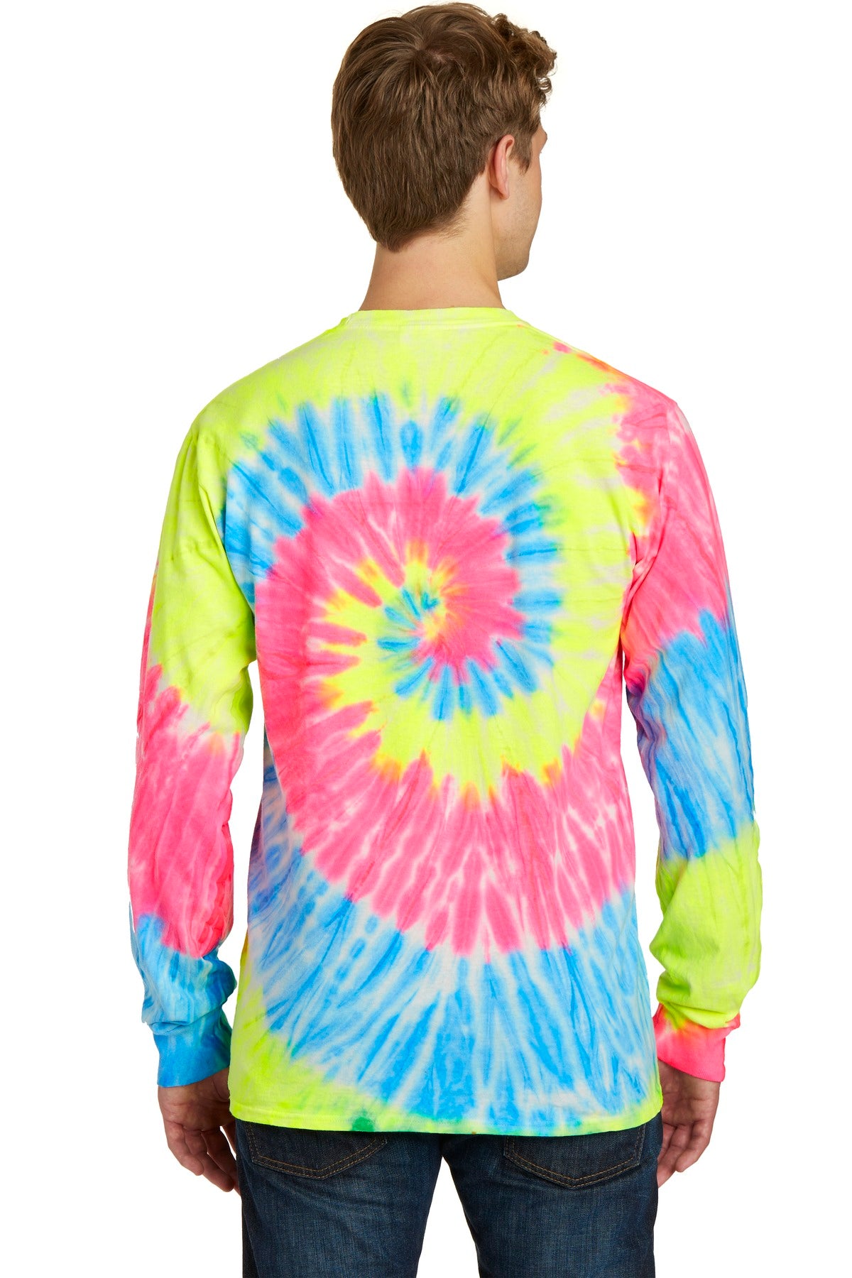 Port & Company® Tie-Dye Long Sleeve Tee