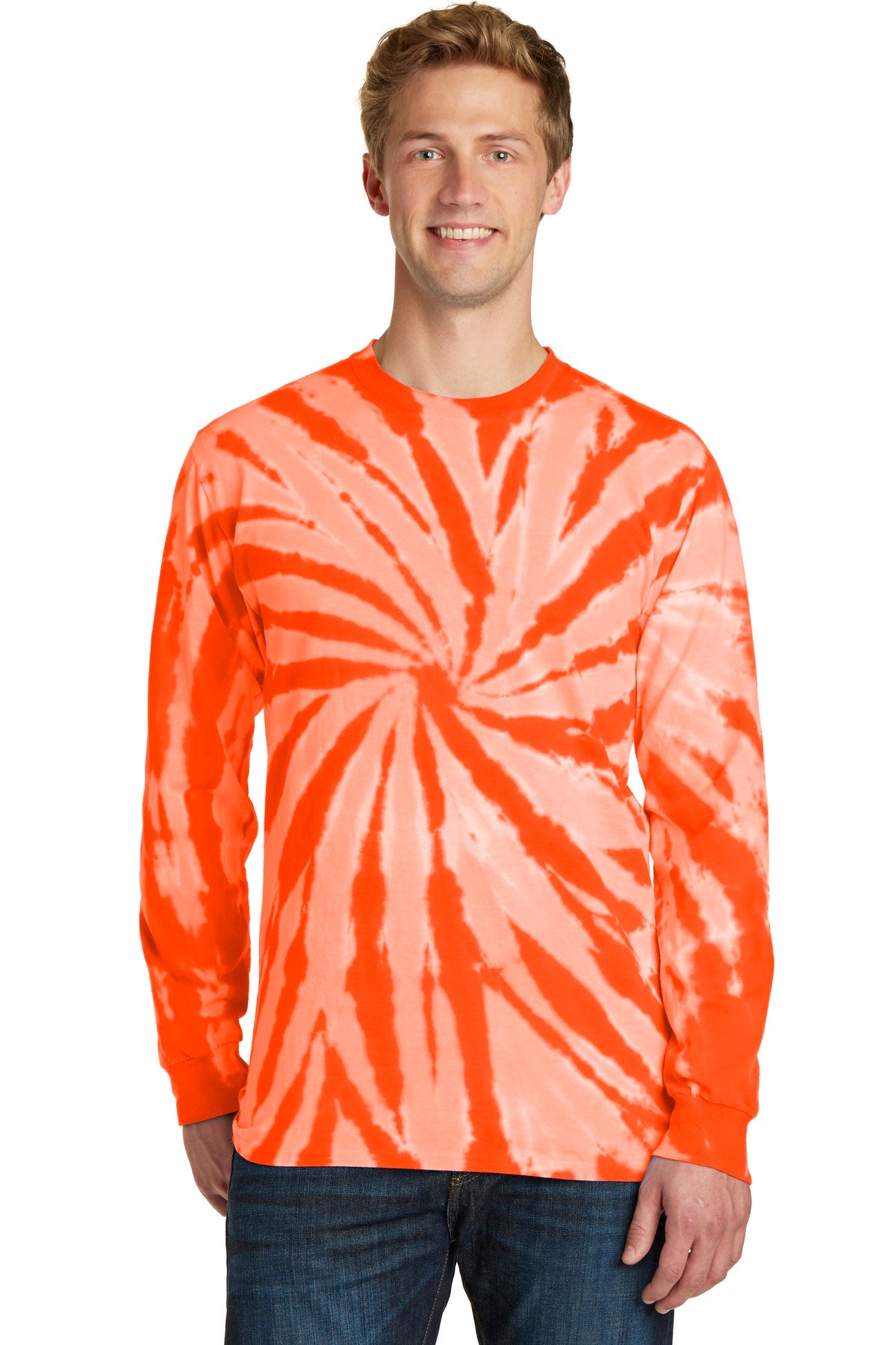 Port & Company® Tie-Dye Long Sleeve Tee