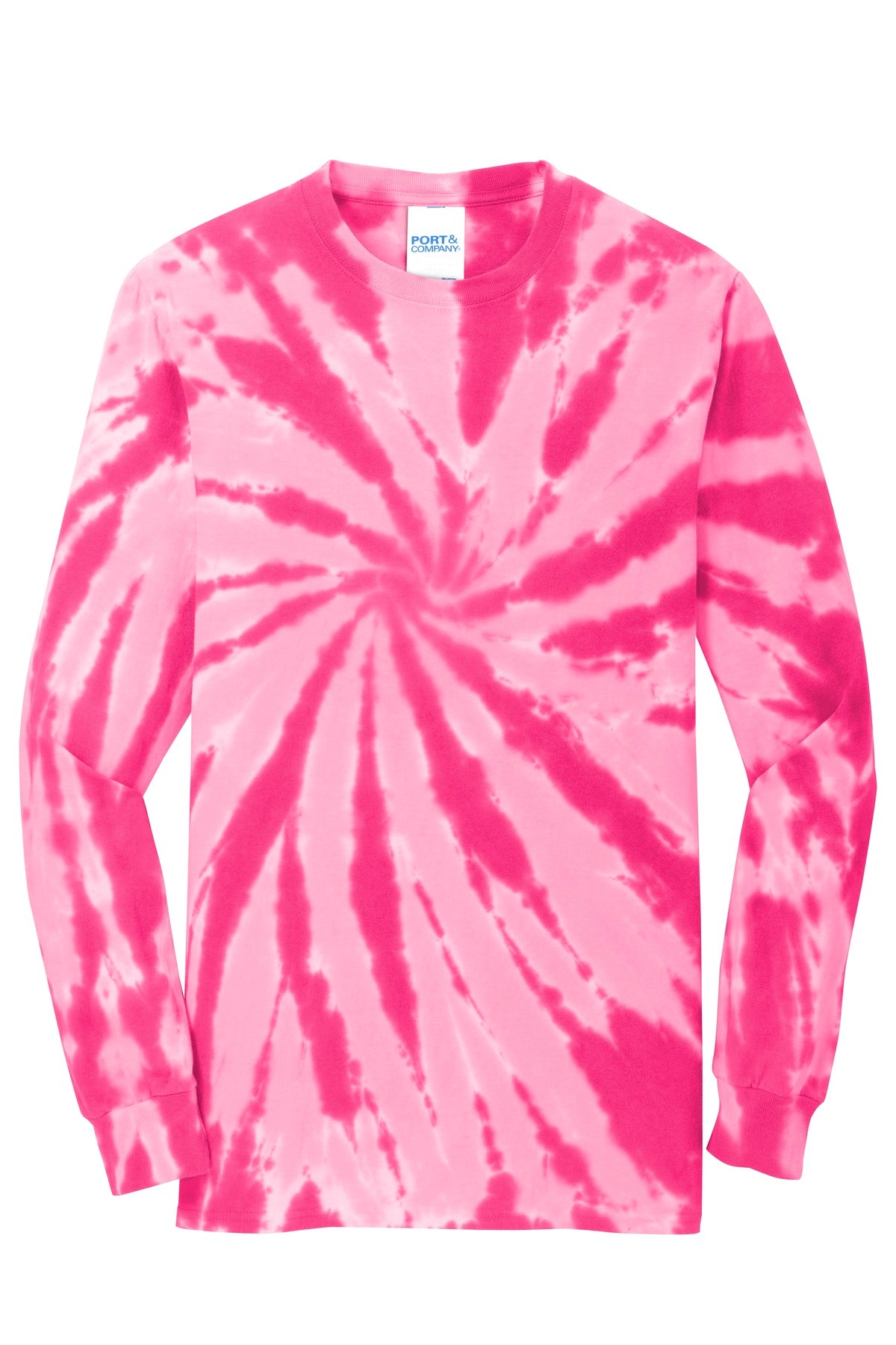 Port & Company® Tie-Dye Long Sleeve Tee