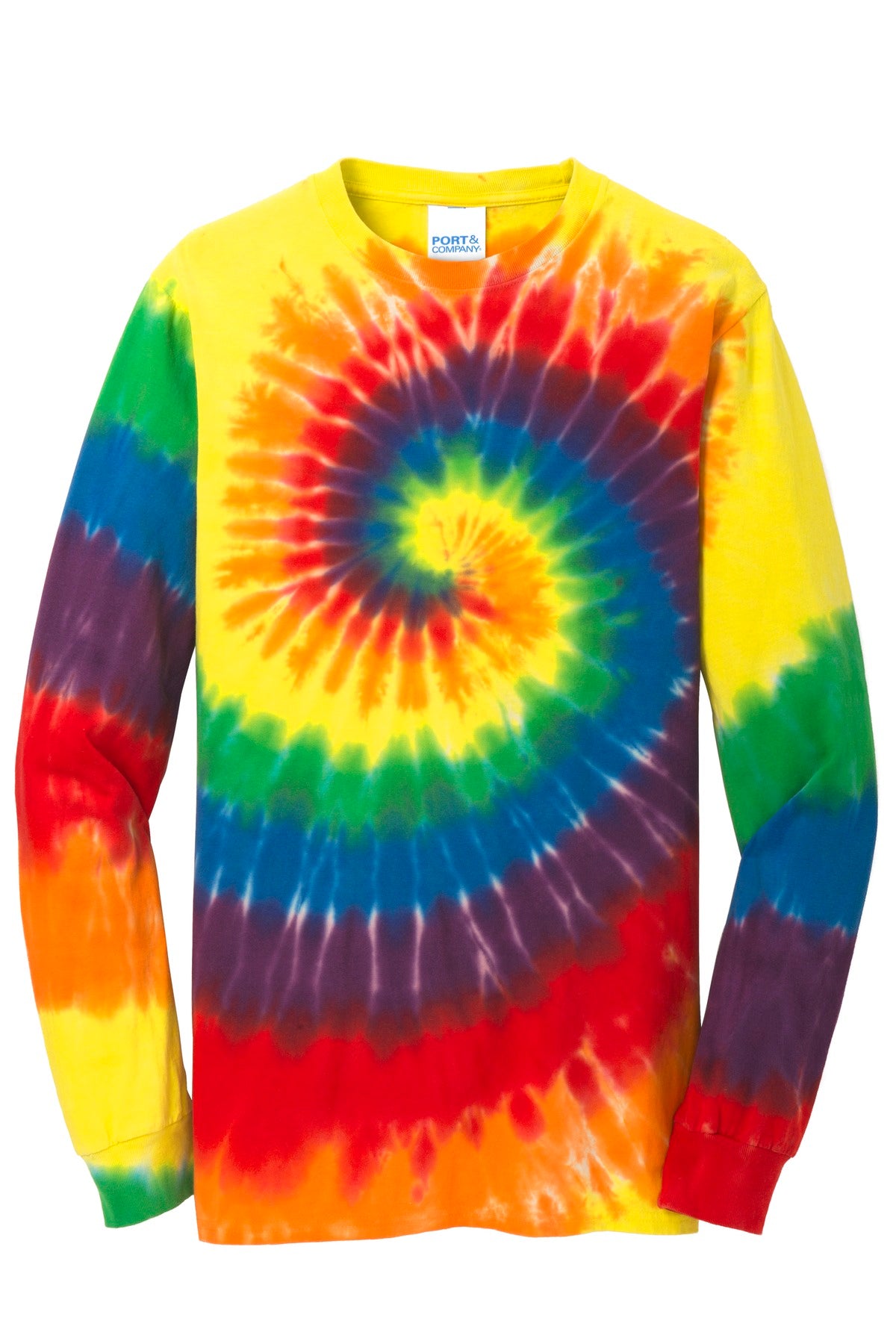 Port & Company® Tie-Dye Long Sleeve Tee