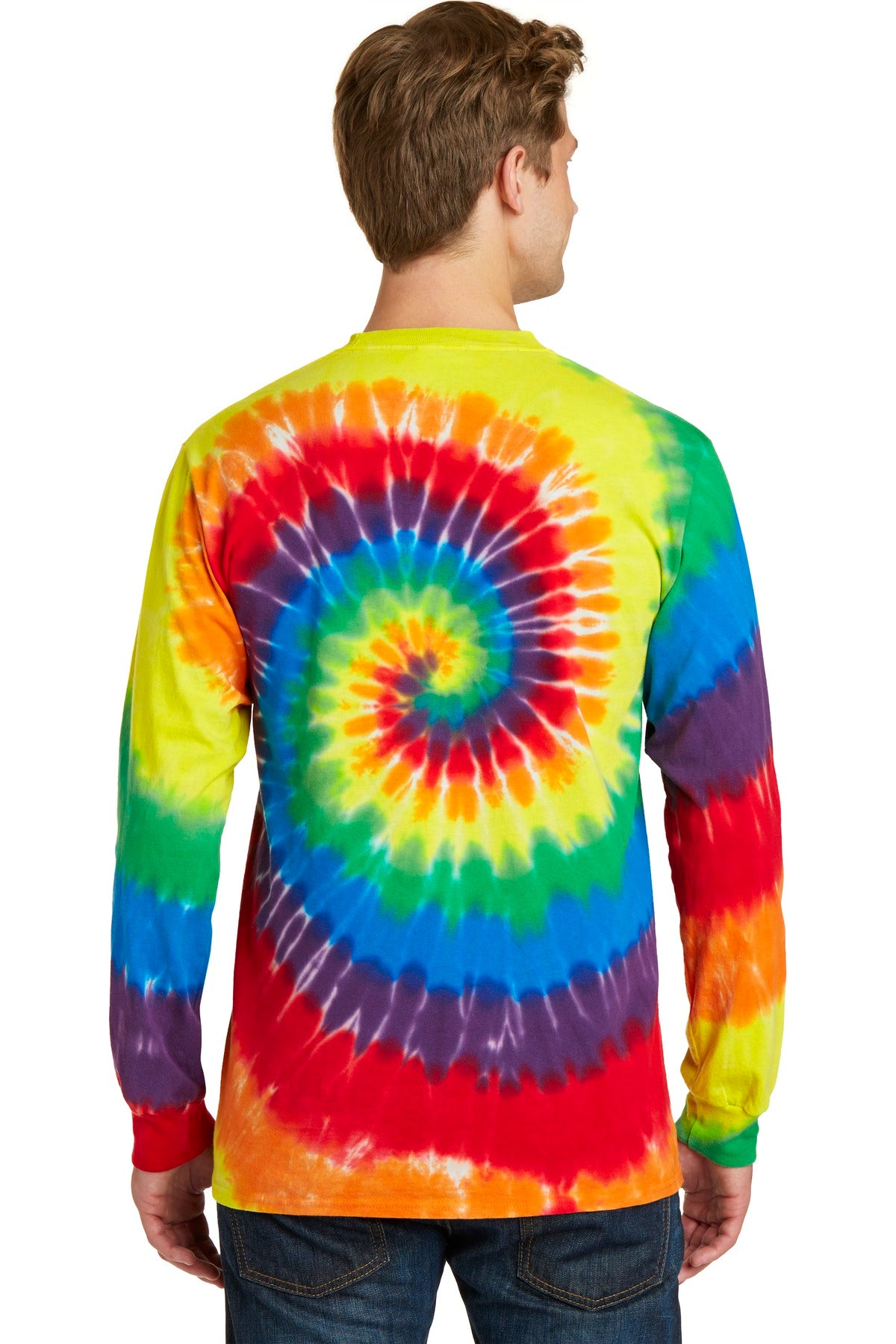 Port & Company® Tie-Dye Long Sleeve Tee