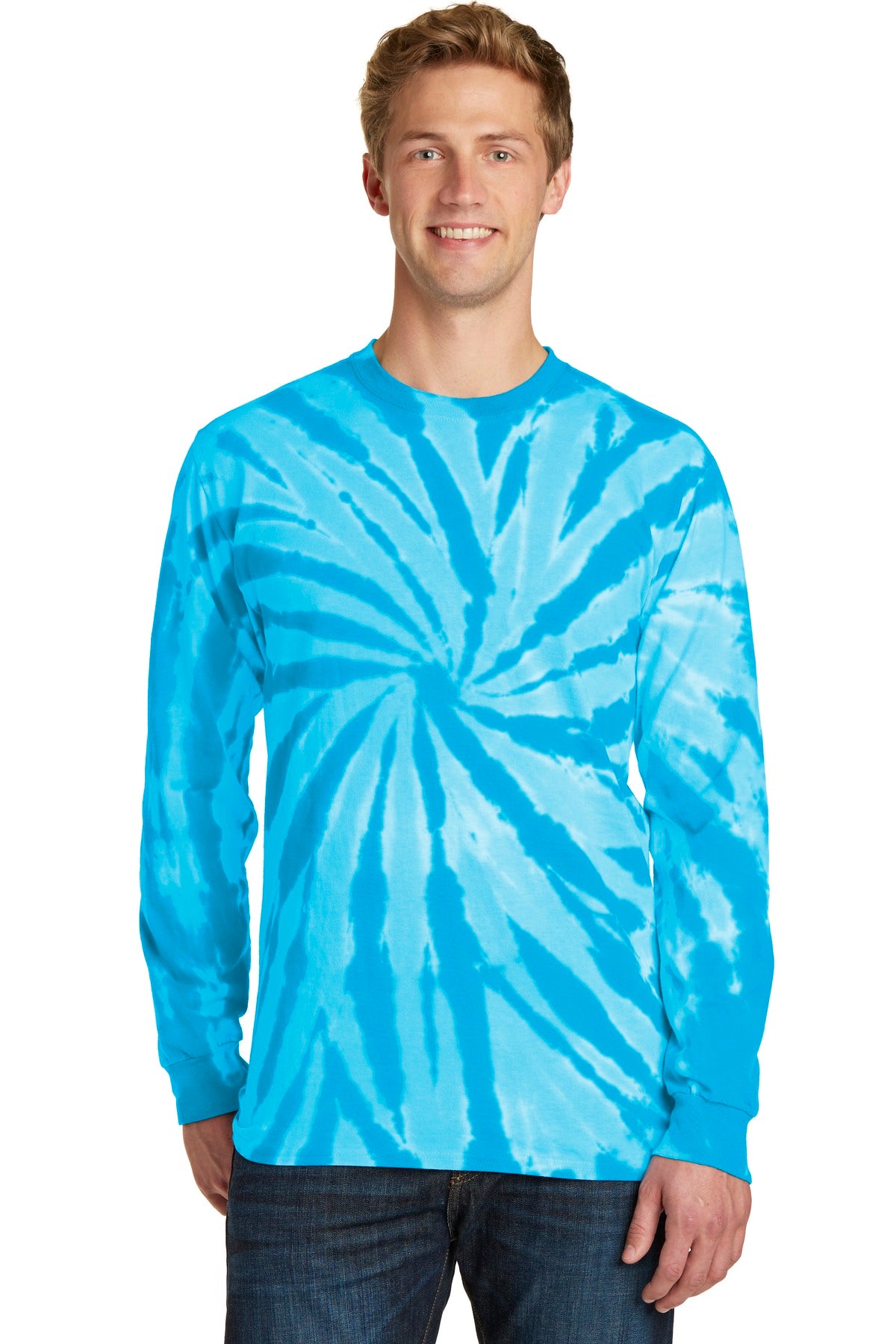Port & Company® Tie-Dye Long Sleeve Tee