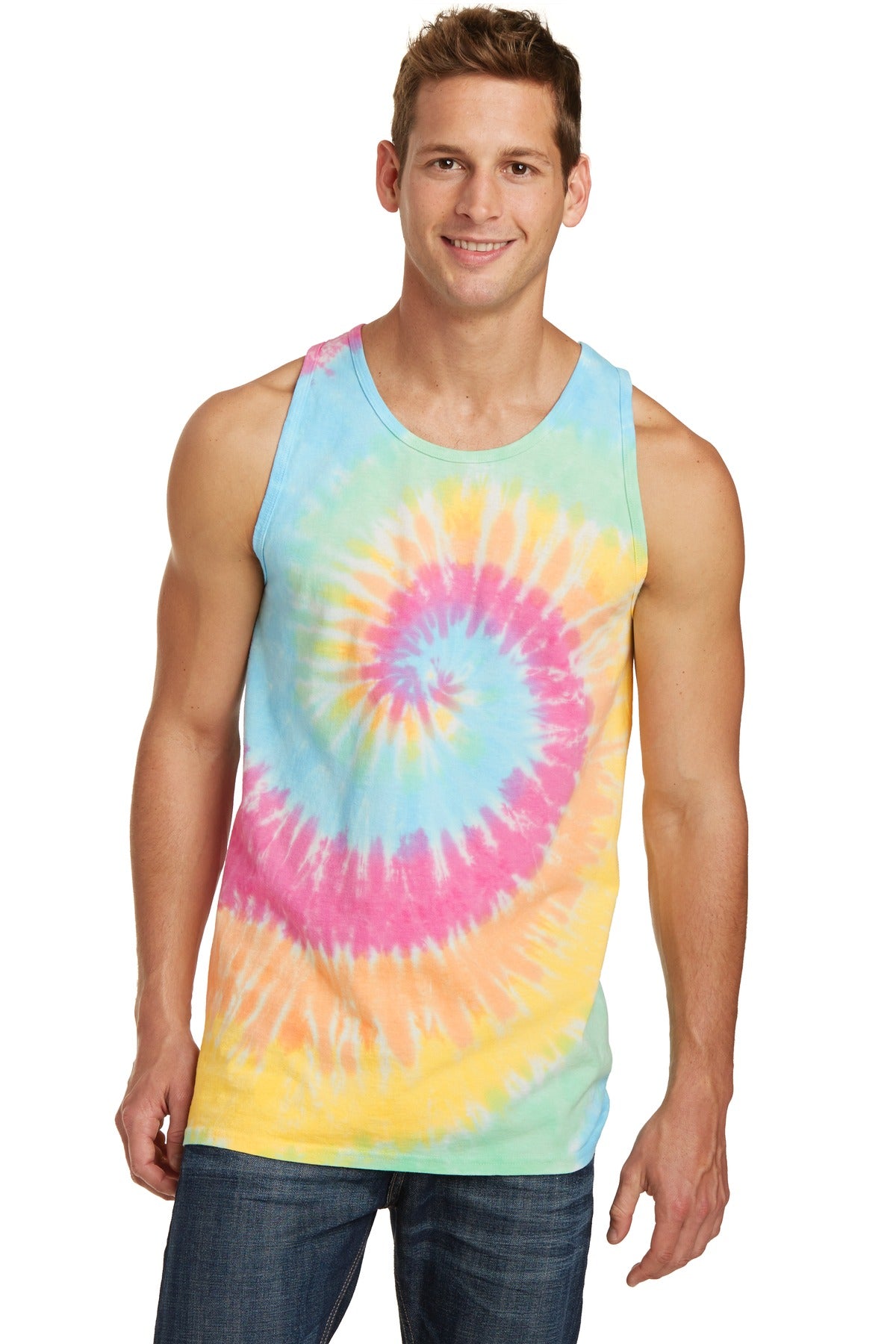 Port & Company® Tie-Dye Tank Top