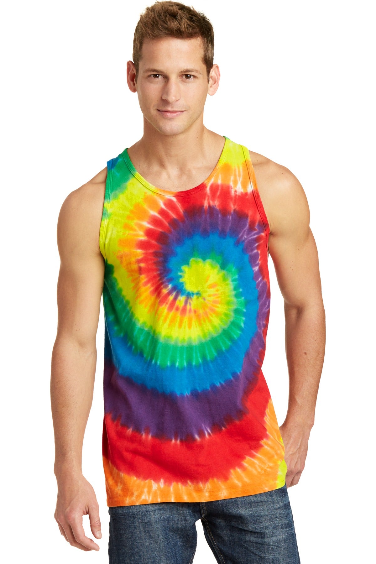 Port & Company® Tie-Dye Tank Top