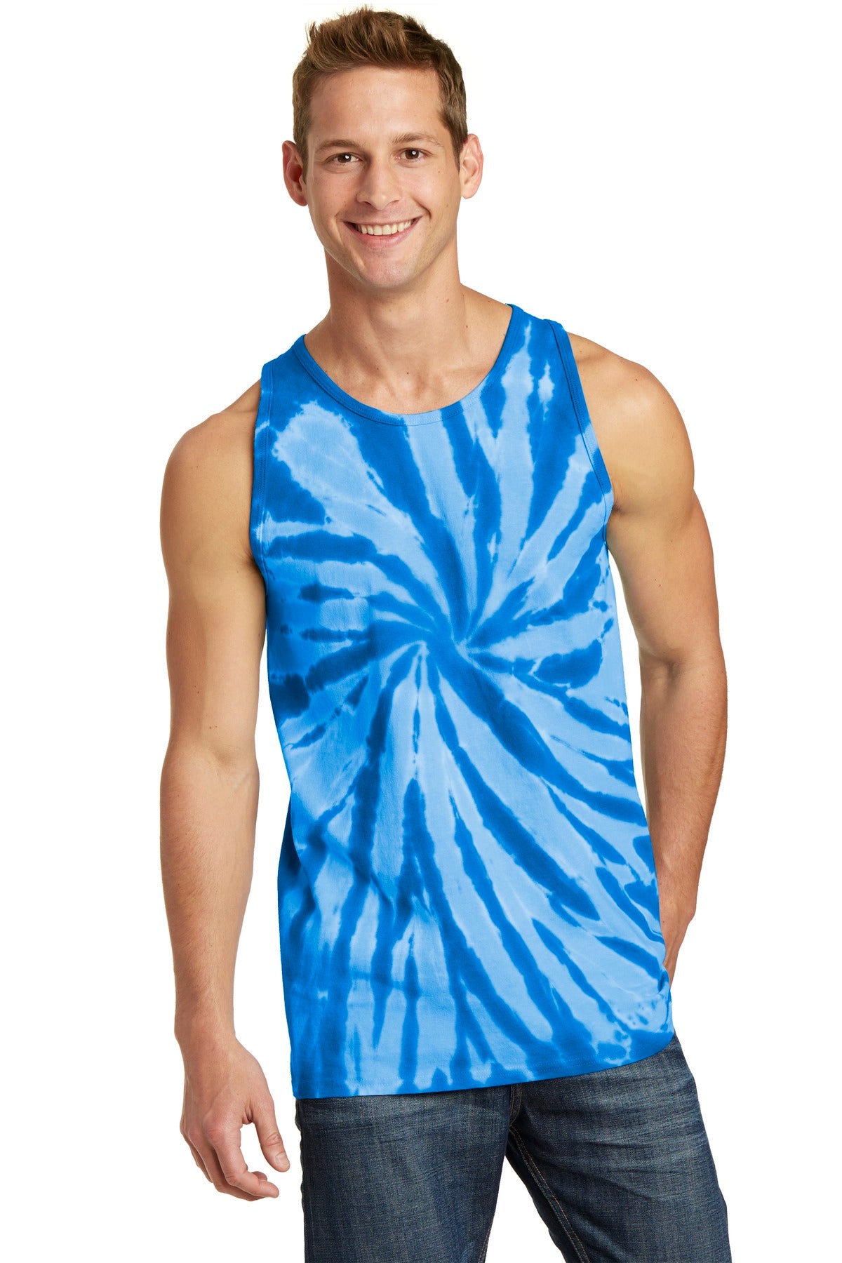 Port & Company® Tie-Dye Tank Top
