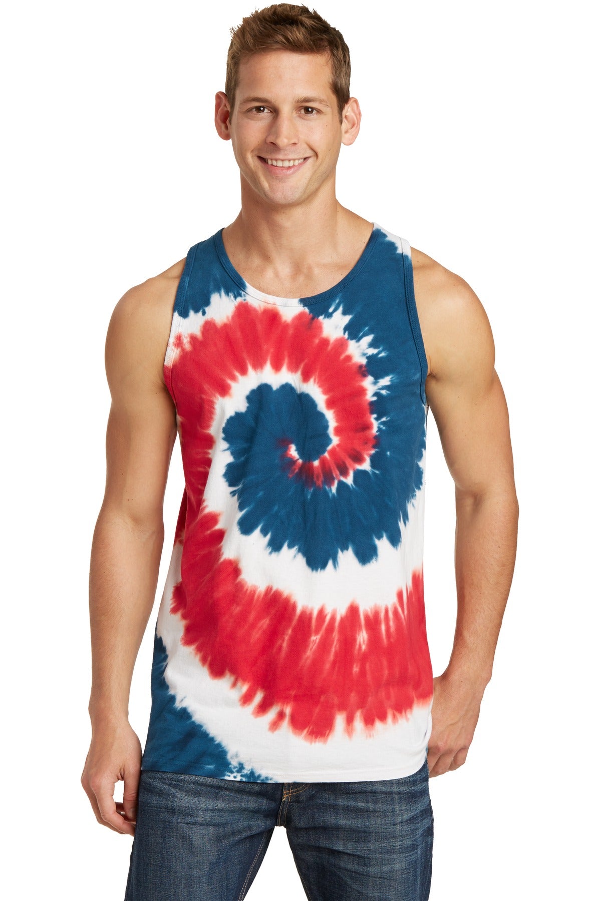 Port & Company® Tie-Dye Tank Top