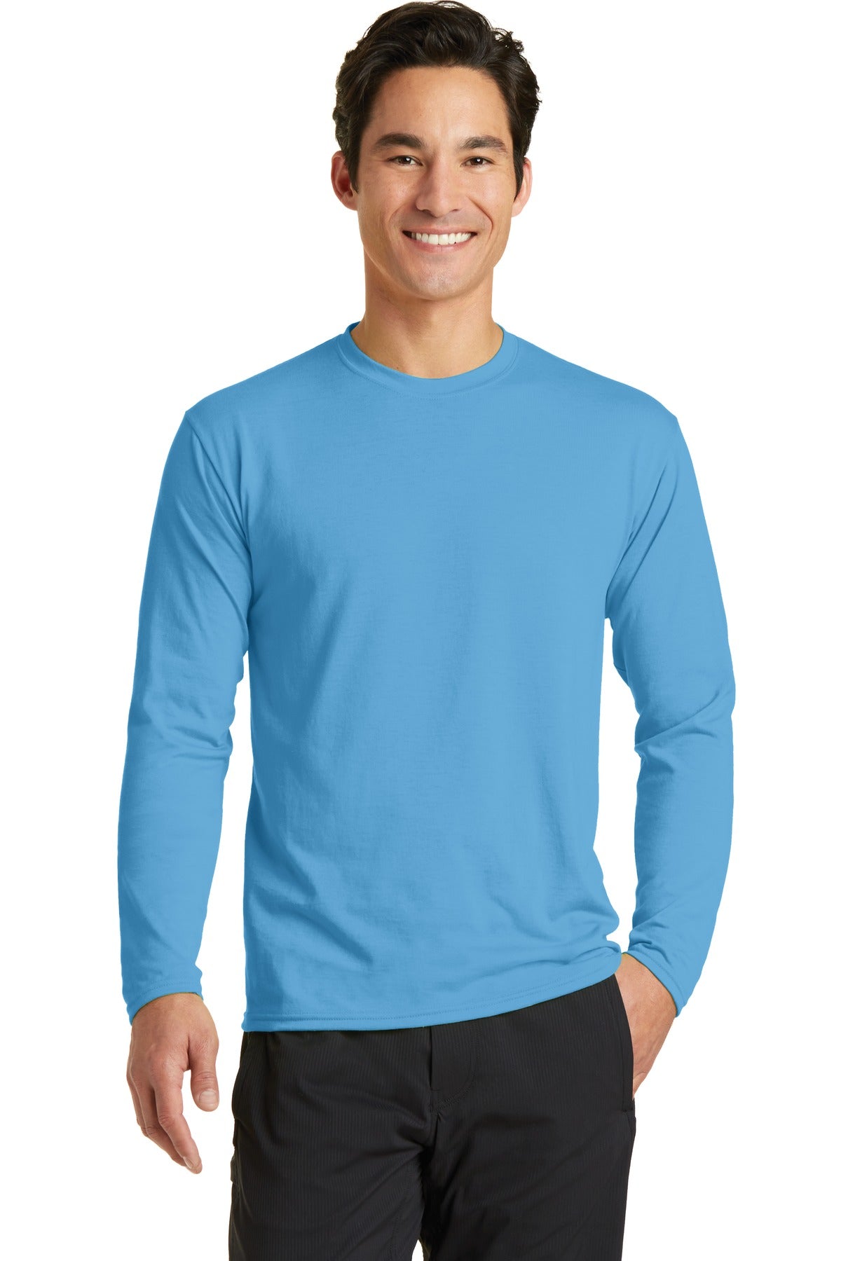 Port & Company® Long Sleeve Performance Blend Tee