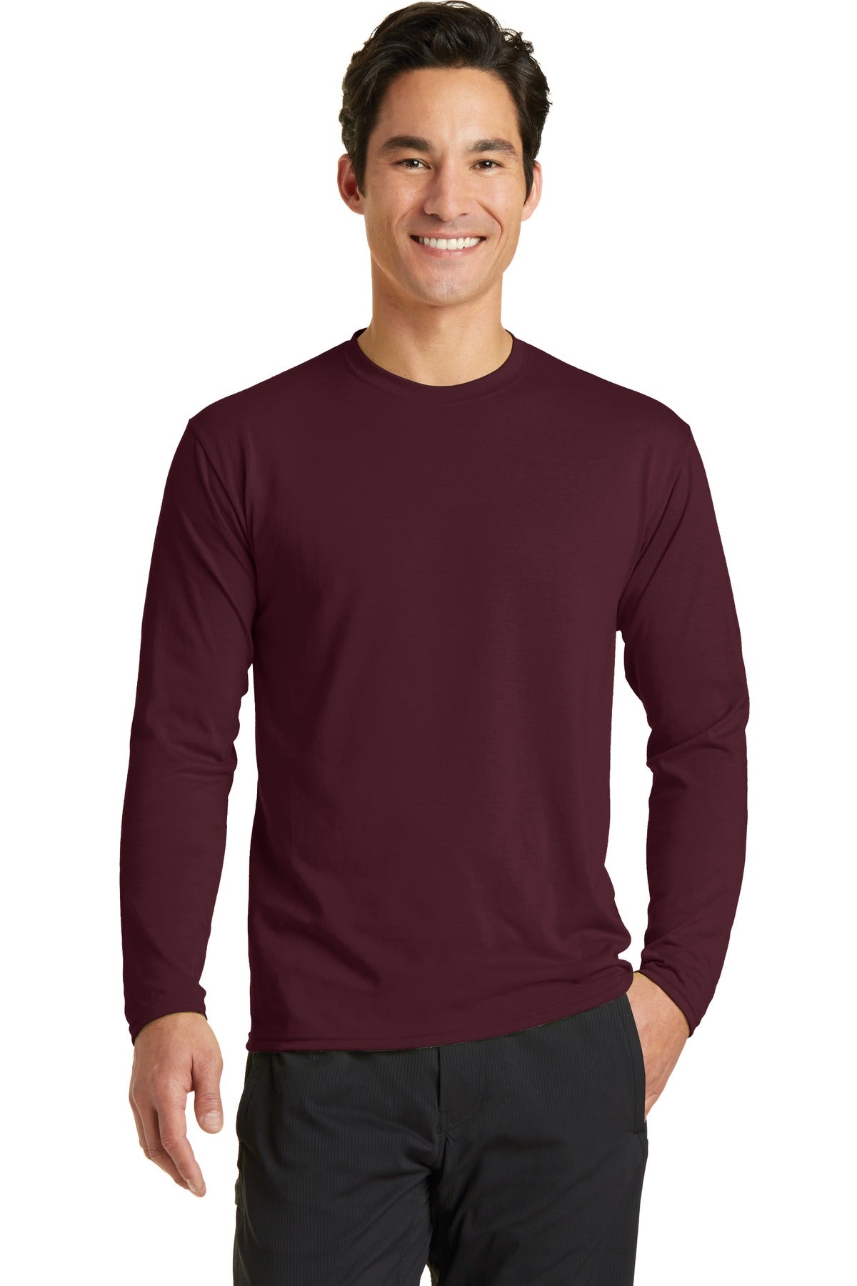 Port & Company® Long Sleeve Performance Blend Tee