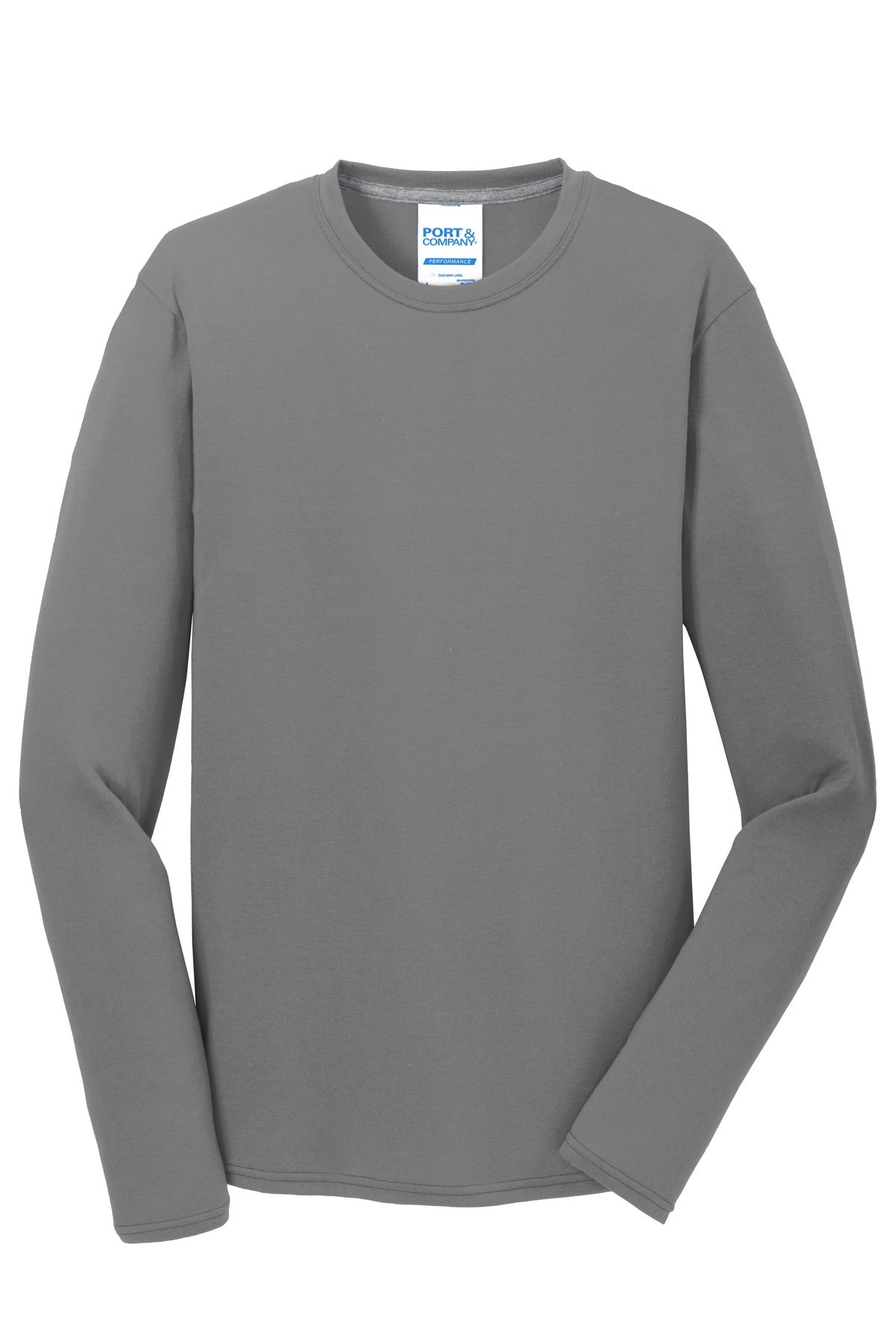 Port & Company® Long Sleeve Performance Blend Tee
