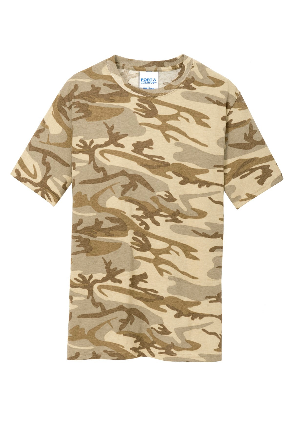 Port & Company® Core Cotton Camo Tee