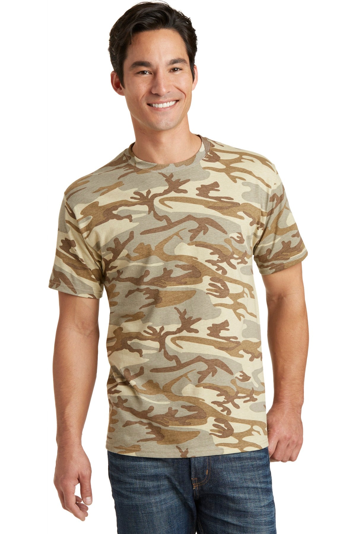 Port & Company® Core Cotton Camo Tee