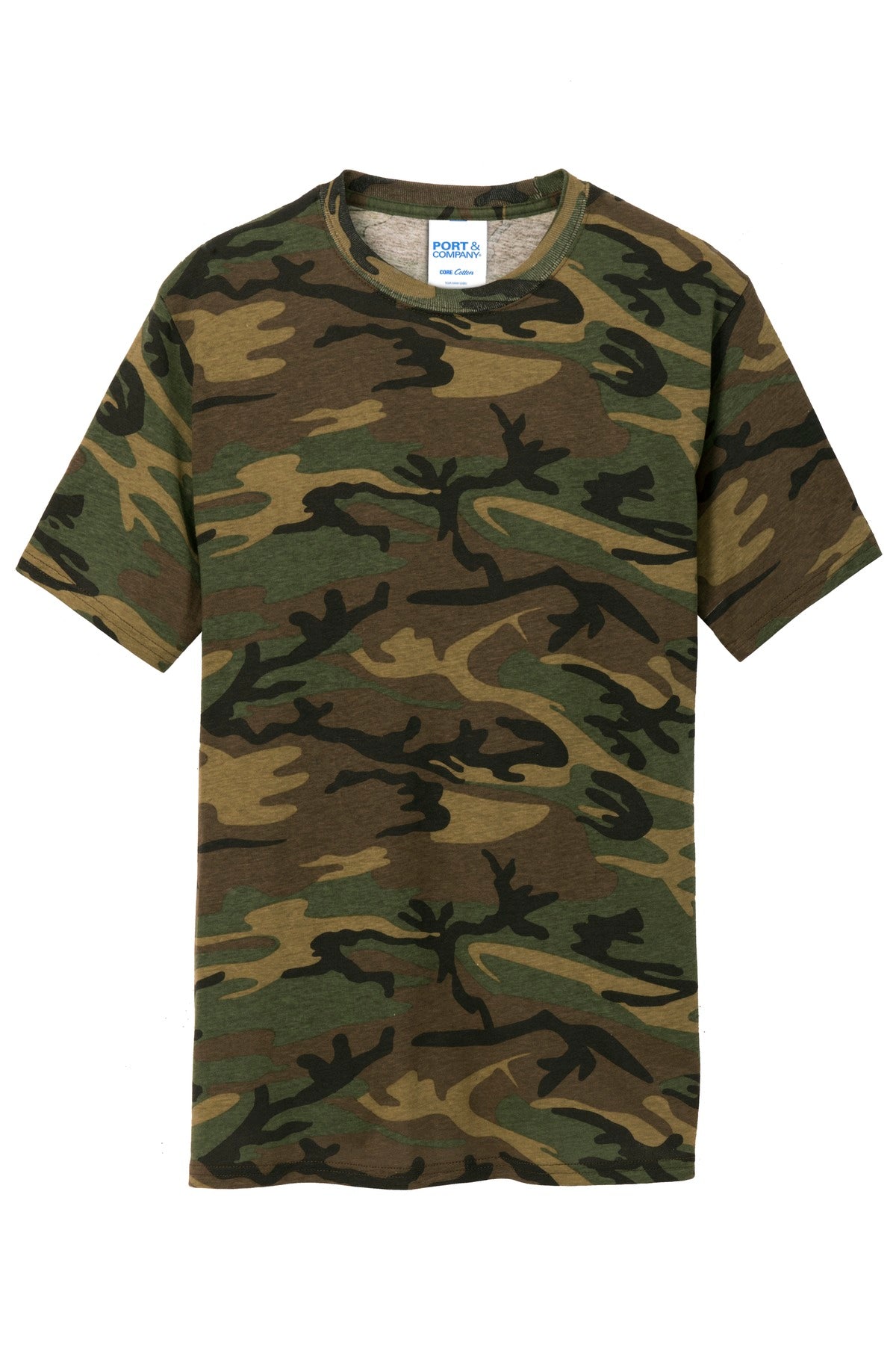Port & Company® Core Cotton Camo Tee