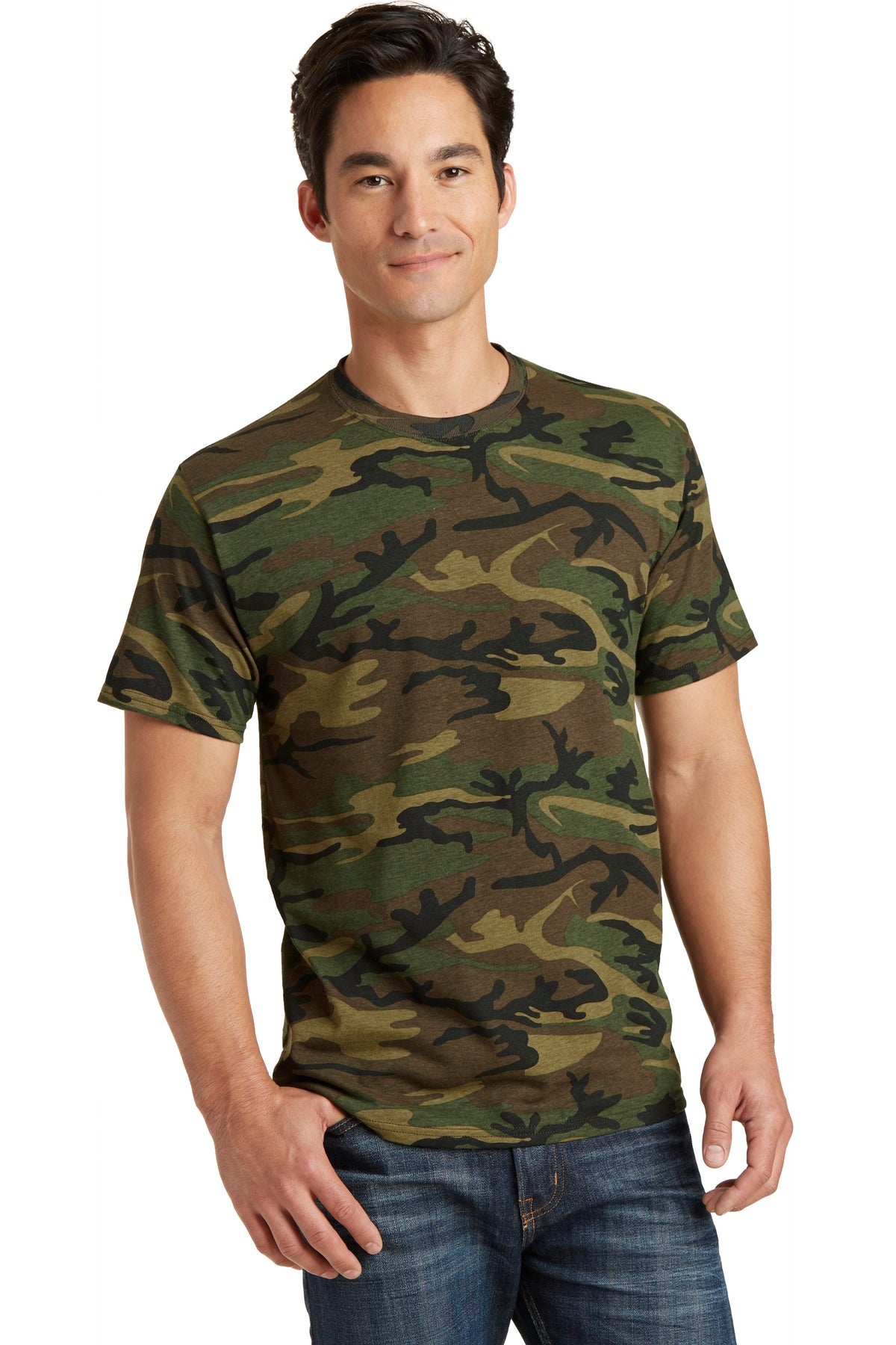 Port & Company® Core Cotton Camo Tee