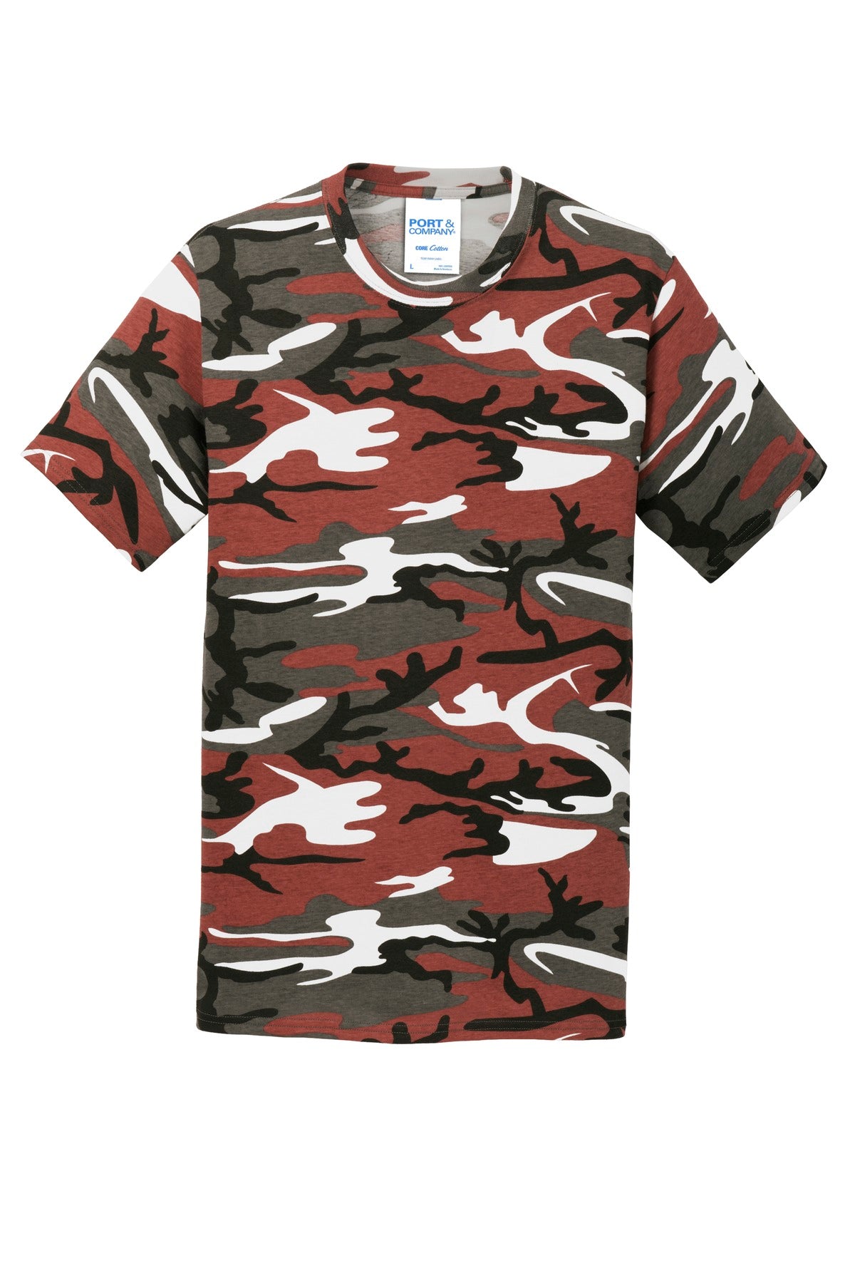 Port & Company® Core Cotton Camo Tee