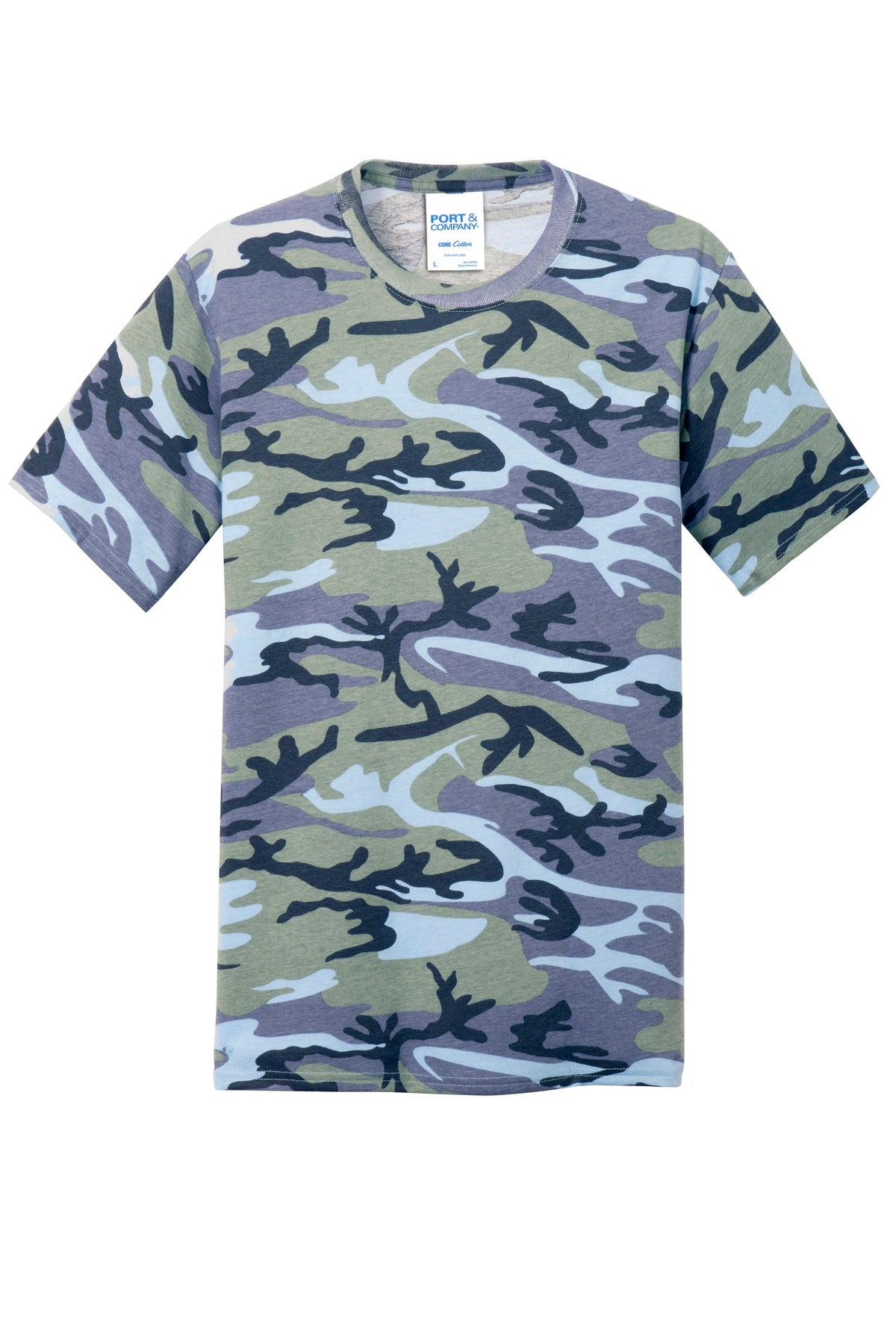 Port & Company® Core Cotton Camo Tee