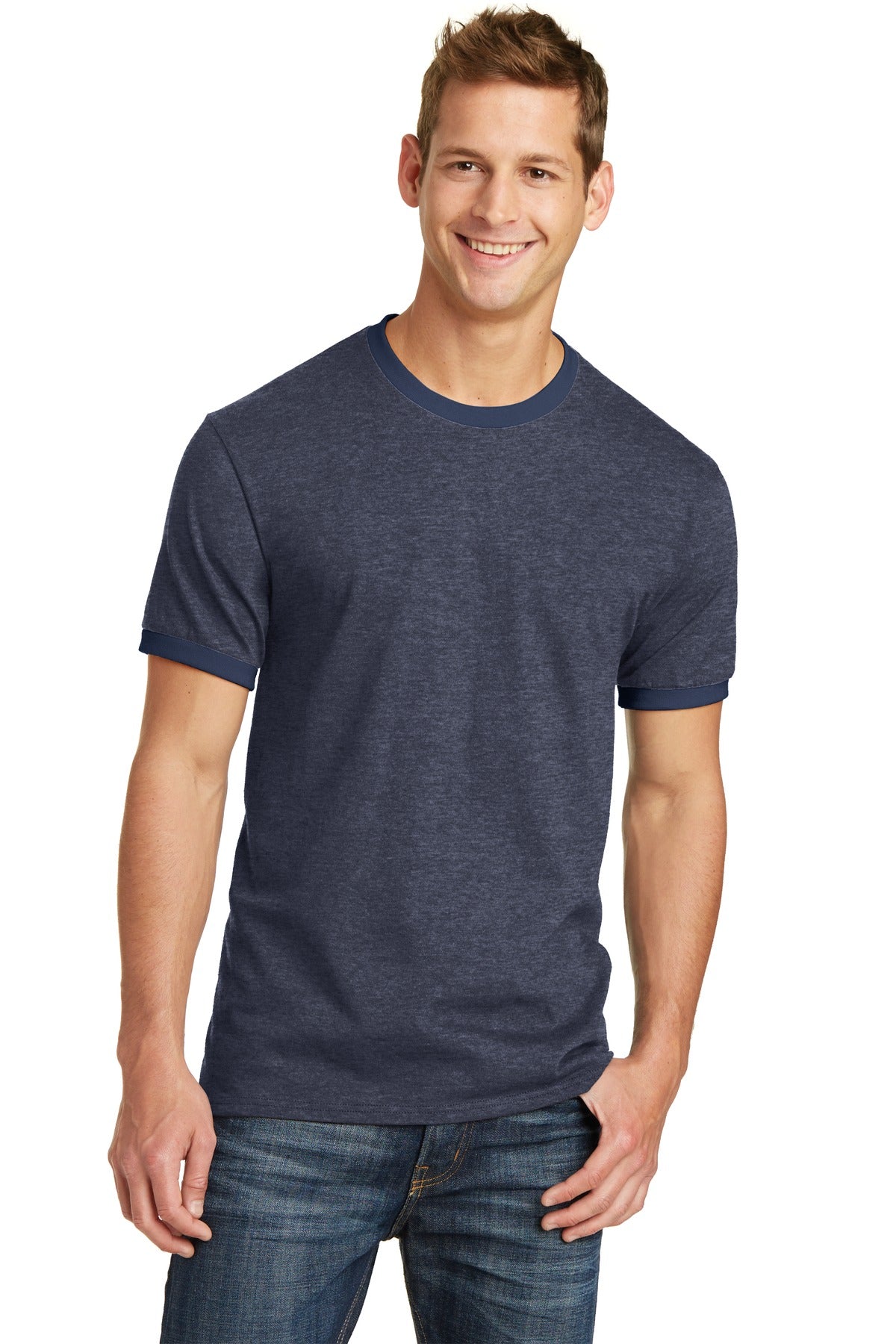 Port & Company® Core Cotton Ringer Tee