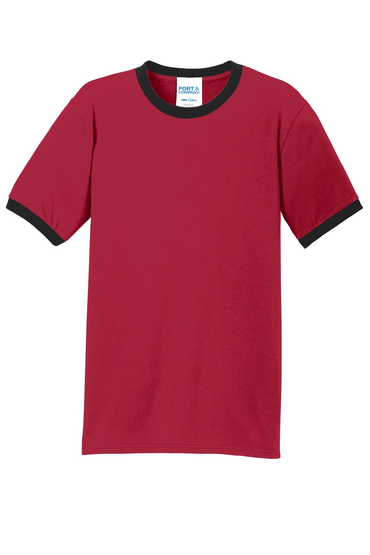 Port & Company® Core Cotton Ringer Tee