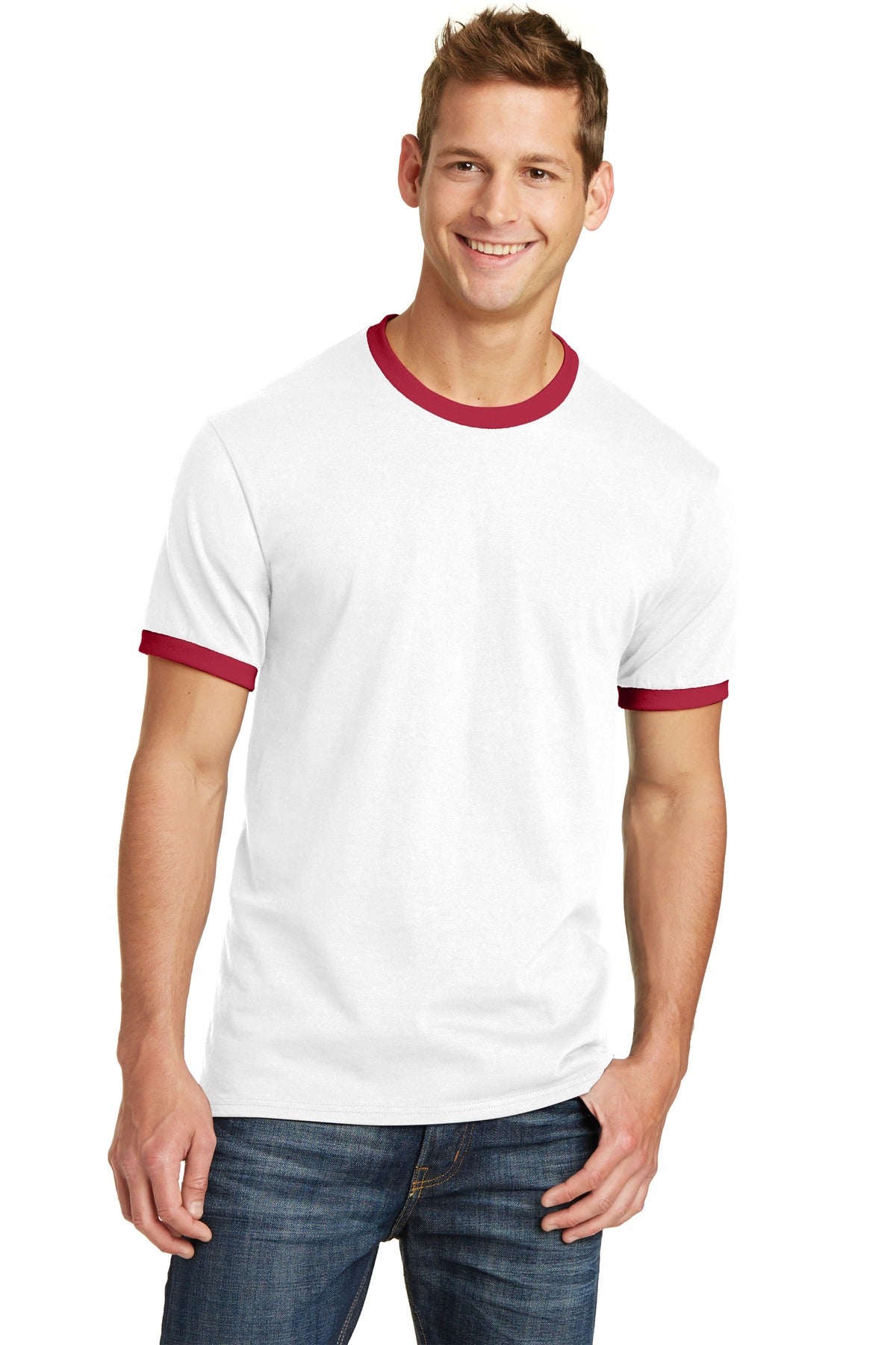Port & Company® Core Cotton Ringer Tee