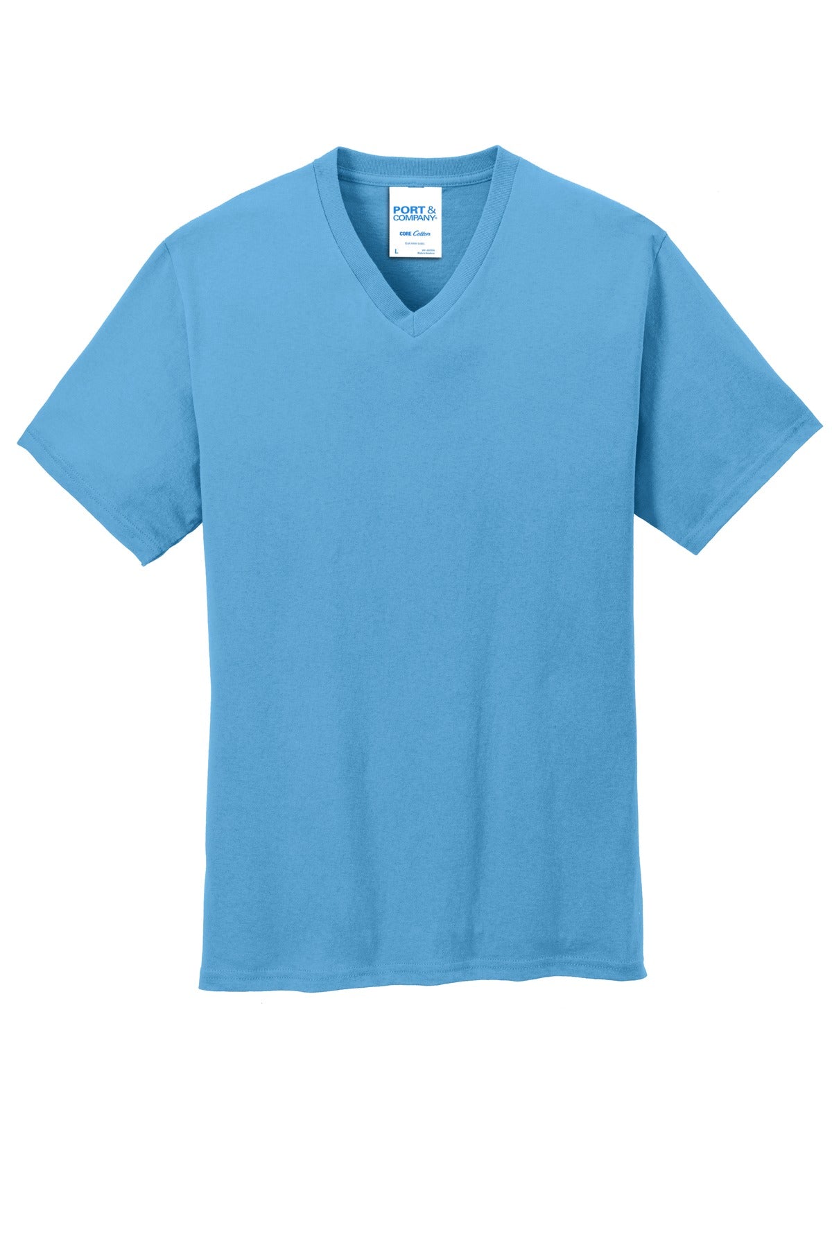 Port & Company® Core Cotton V-Neck Tee