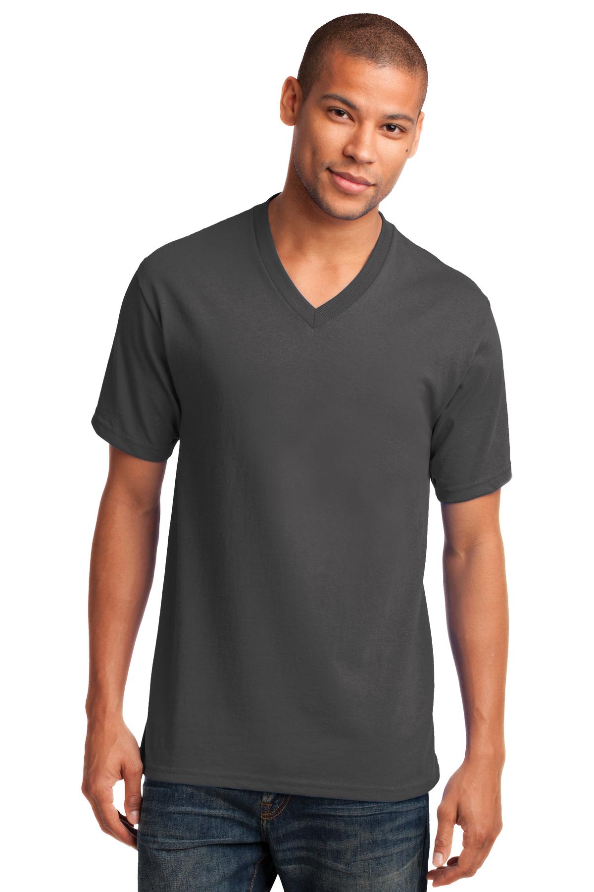 Port & Company® Core Cotton V-Neck Tee