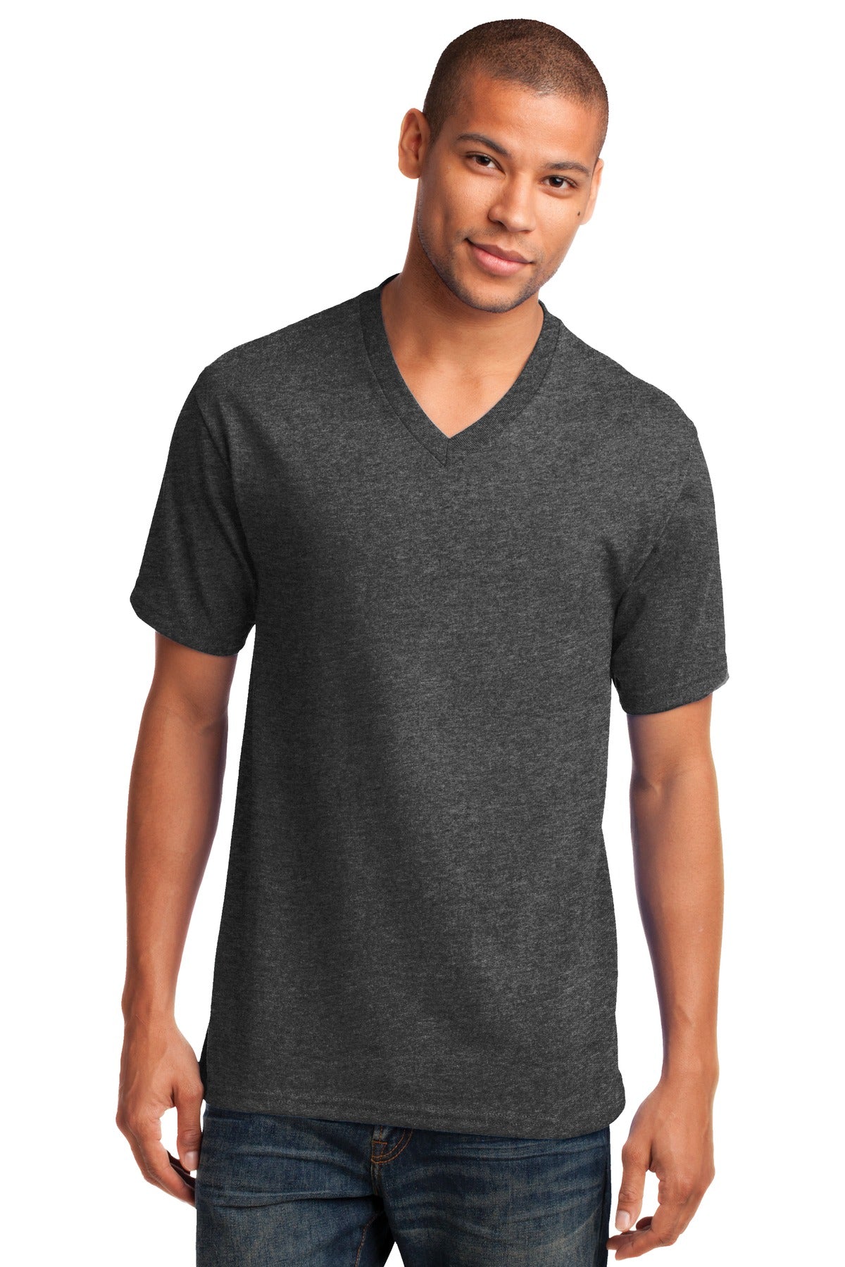 Port & Company® Core Cotton V-Neck Tee