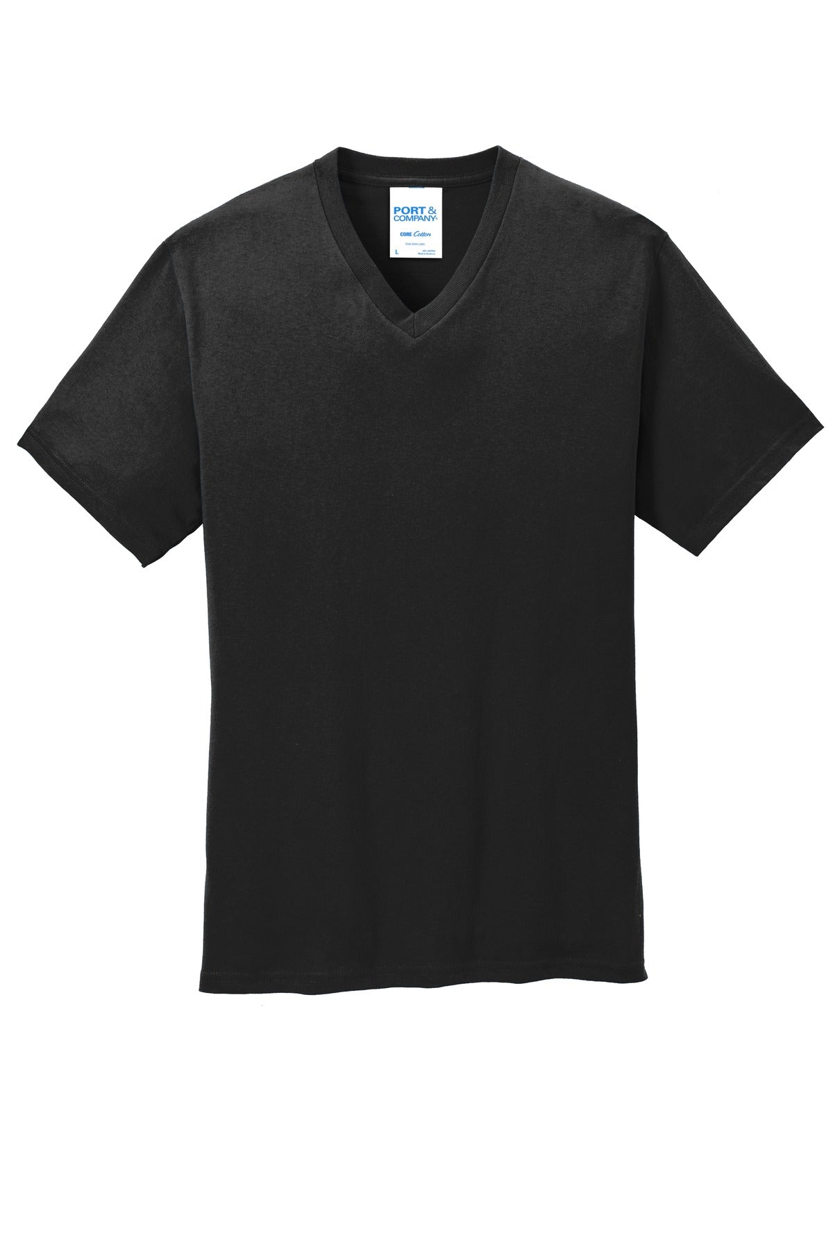 Port & Company® Core Cotton V-Neck Tee