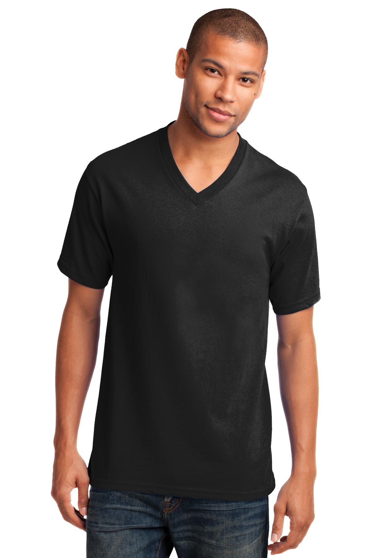 Port & Company® Core Cotton V-Neck Tee
