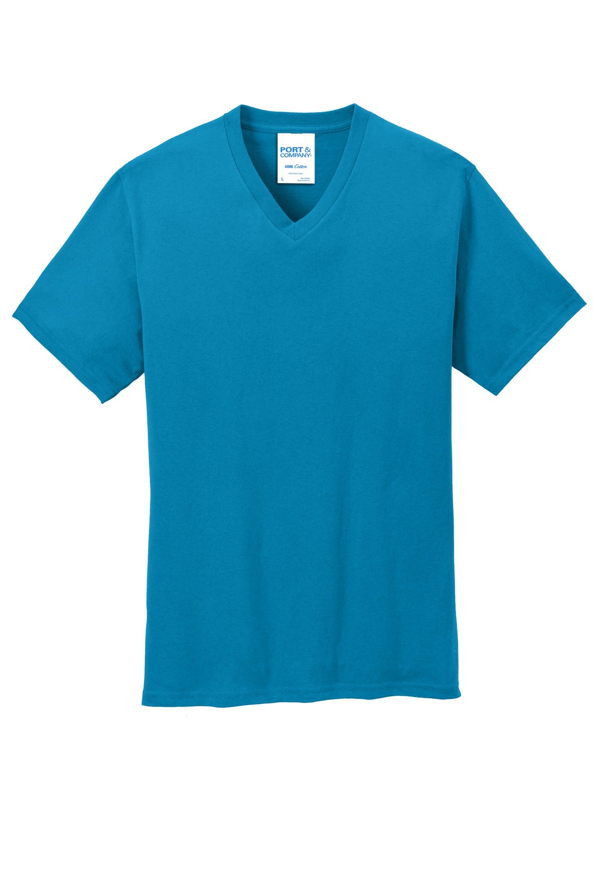 Port & Company® Core Cotton V-Neck Tee