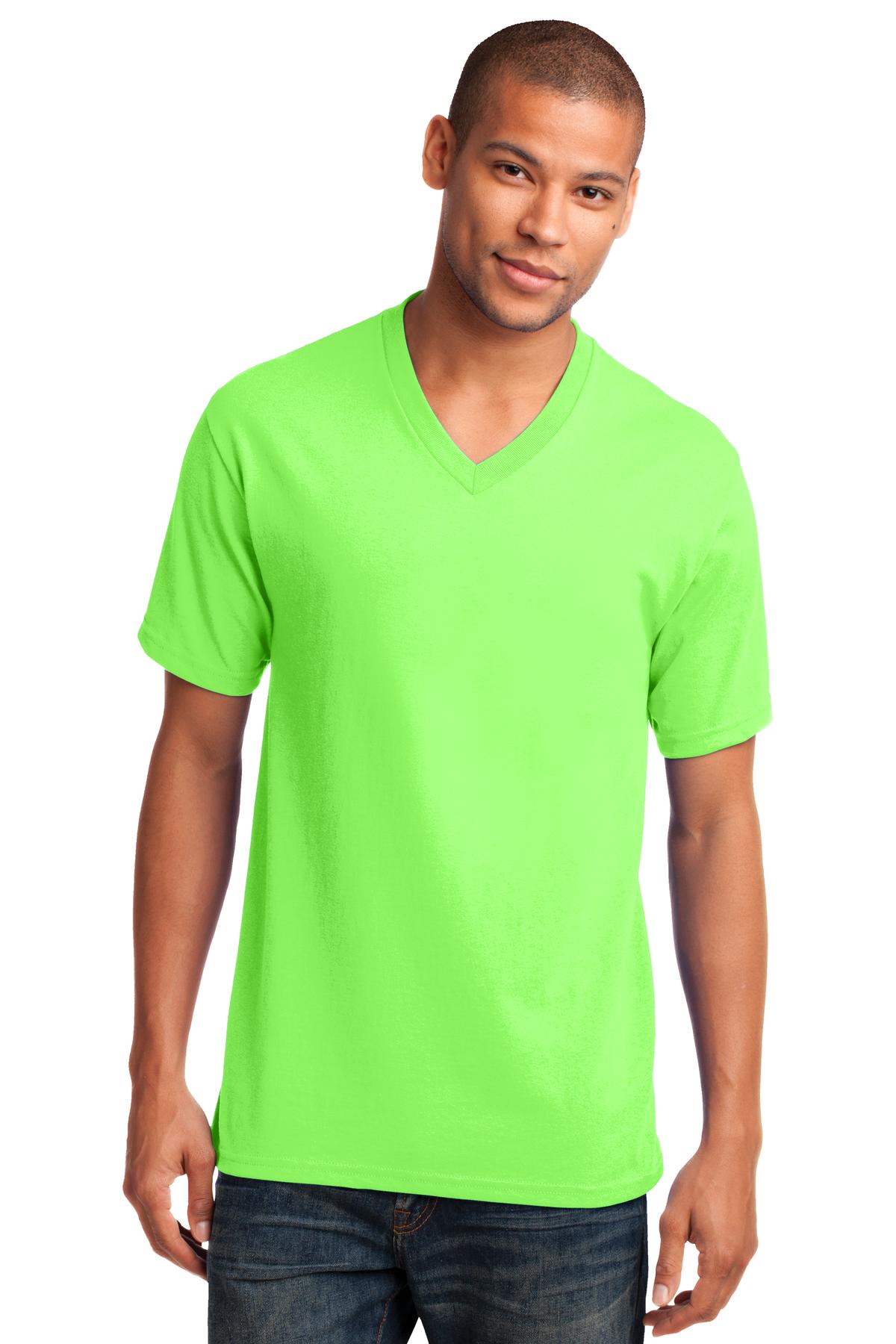Port & Company® Core Cotton V-Neck Tee