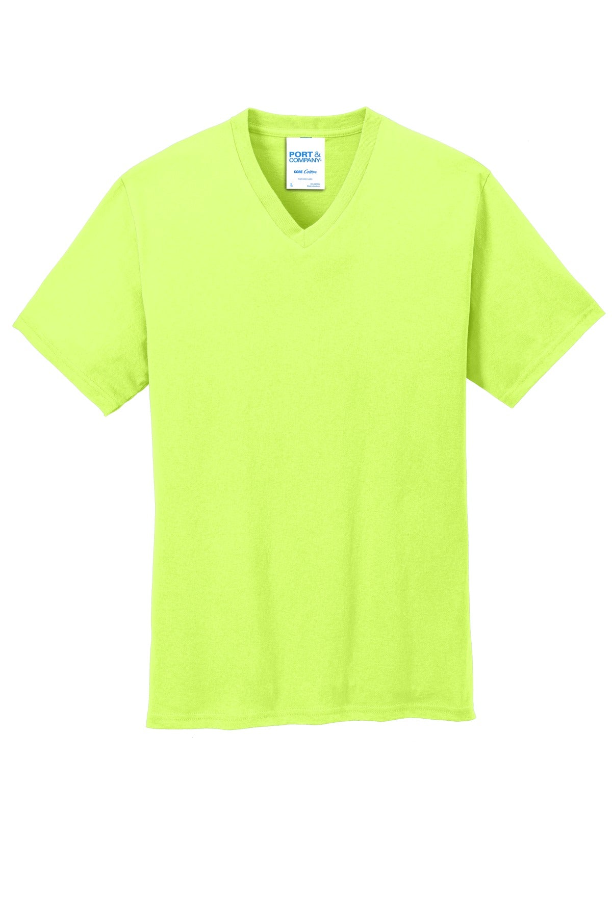 Port & Company® Core Cotton V-Neck Tee
