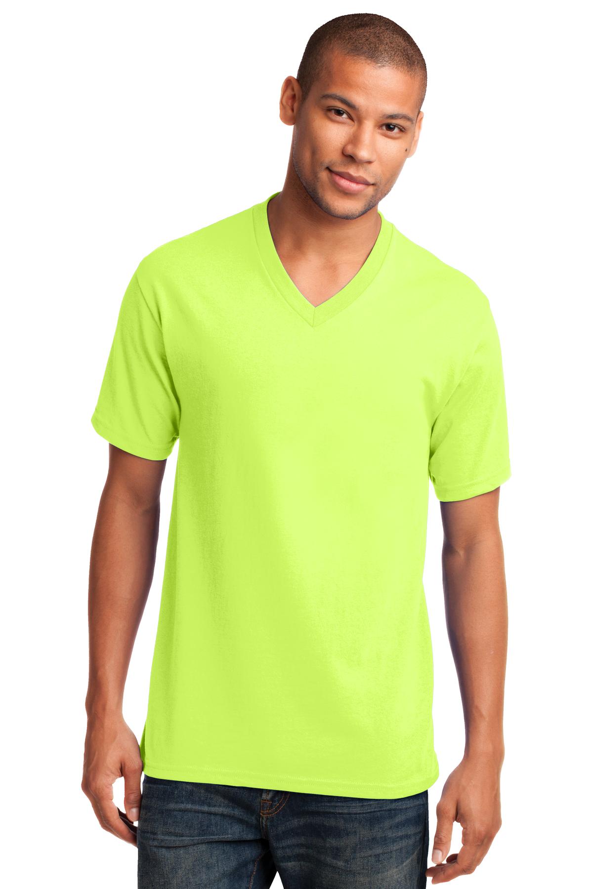 Port & Company® Core Cotton V-Neck Tee