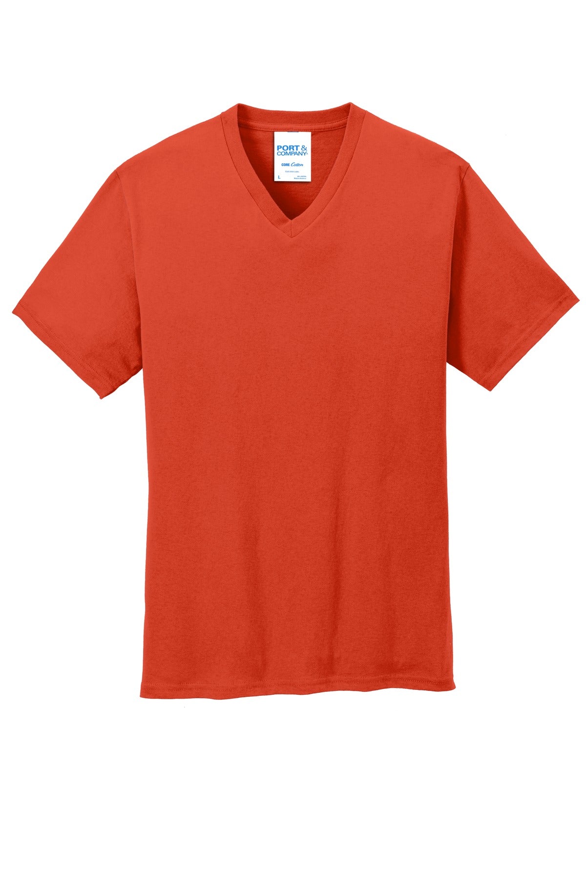 Port & Company® Core Cotton V-Neck Tee