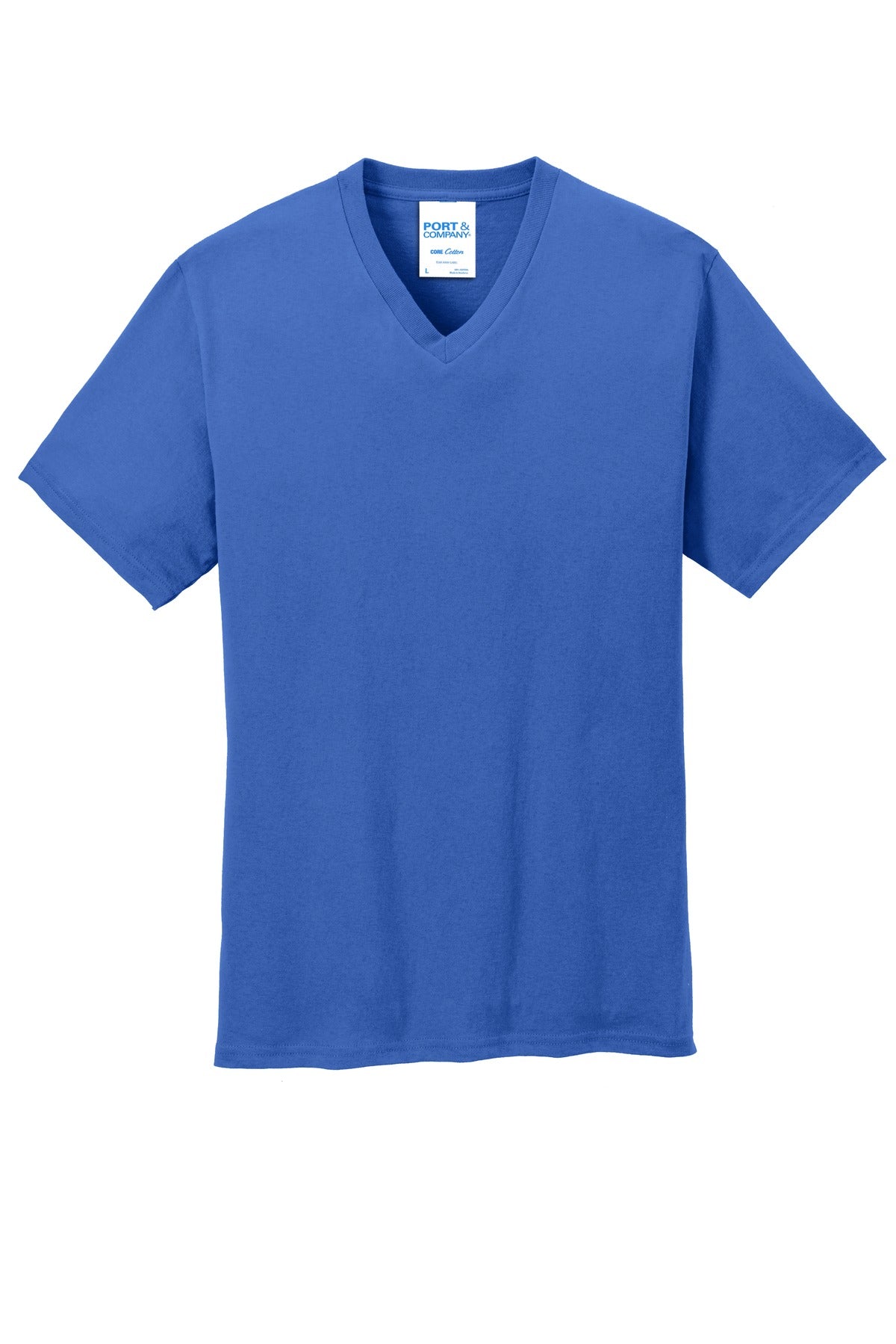 Port & Company® Core Cotton V-Neck Tee