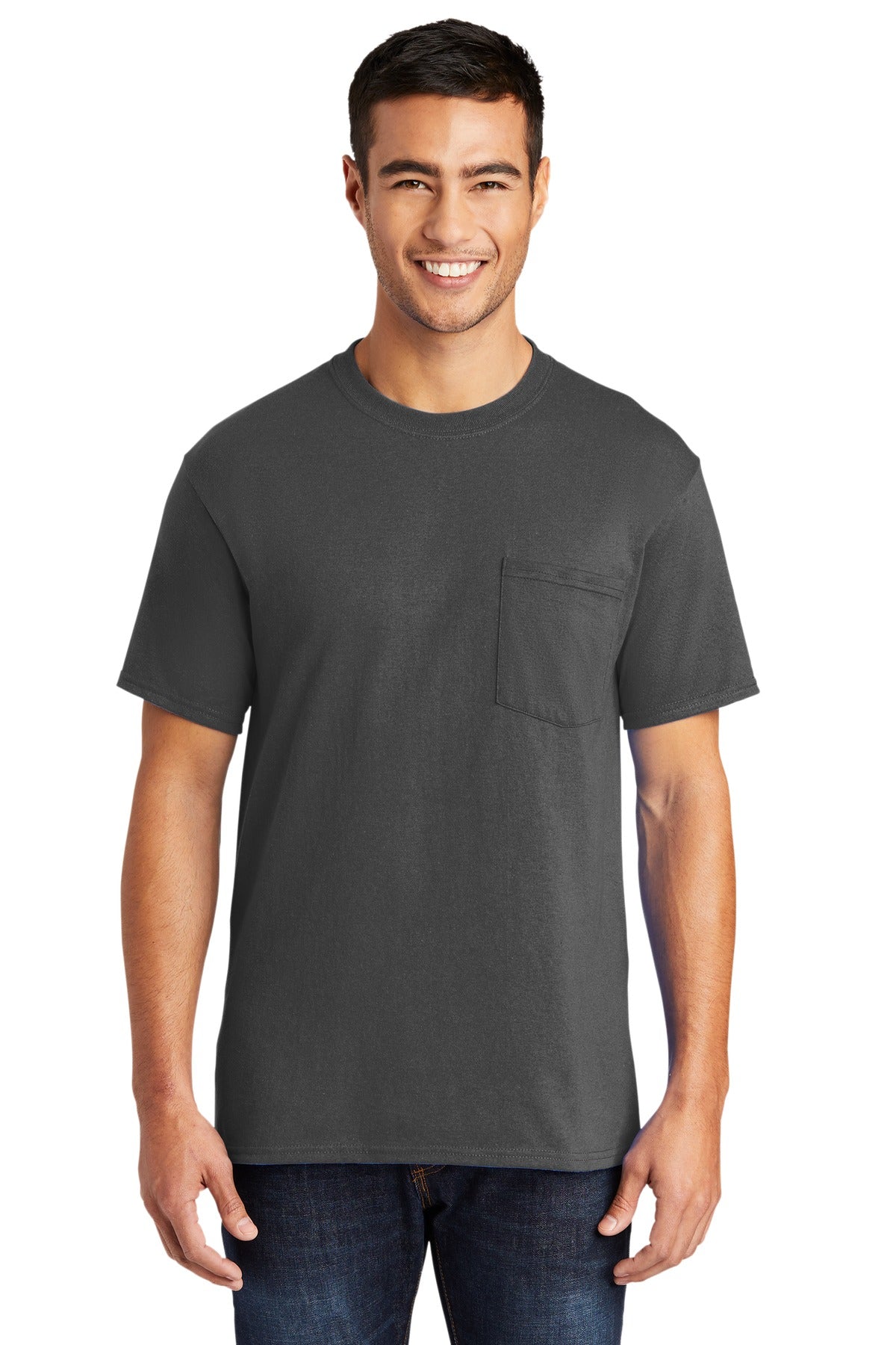 Port & Company® Tall Core Blend Pocket Tee