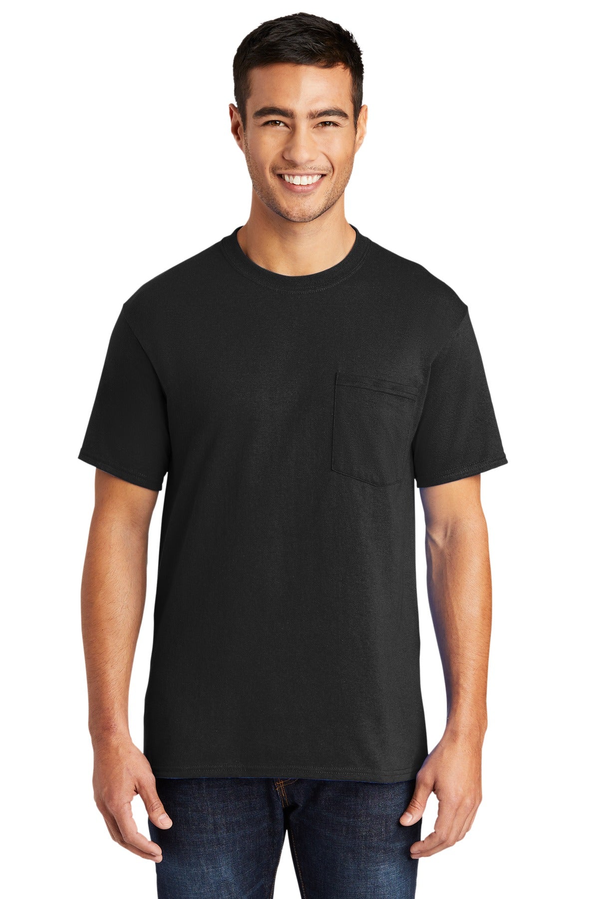 Port & Company® Tall Core Blend Pocket Tee