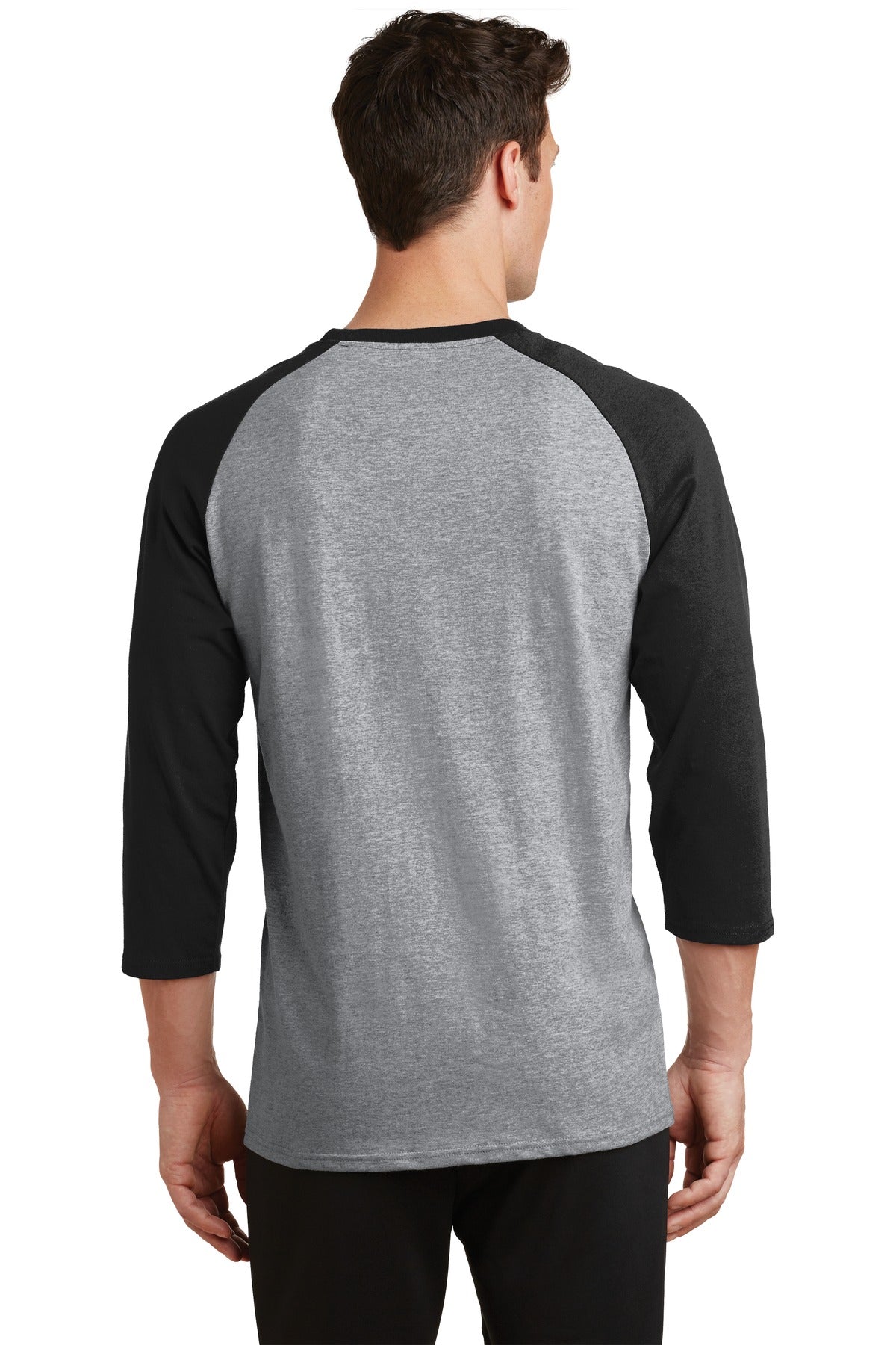 Port & Company® Core Blend 3/4-Sleeve Raglan Tee