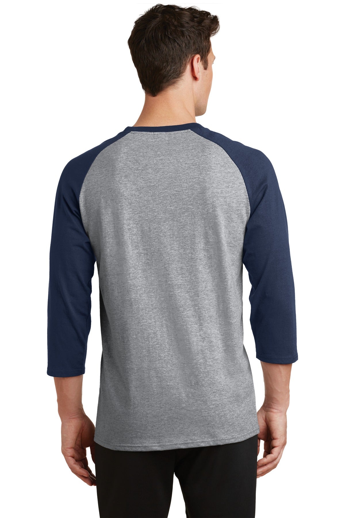 Port & Company® Core Blend 3/4-Sleeve Raglan Tee
