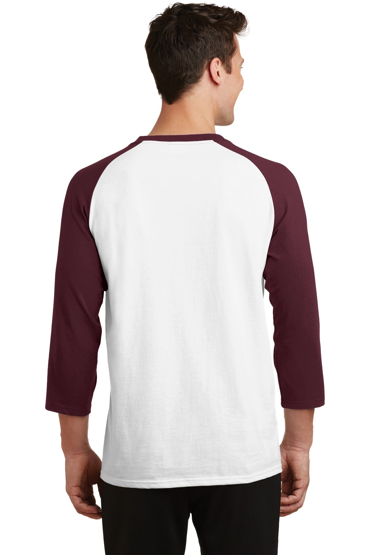 Port & Company® Core Blend 3/4-Sleeve Raglan Tee