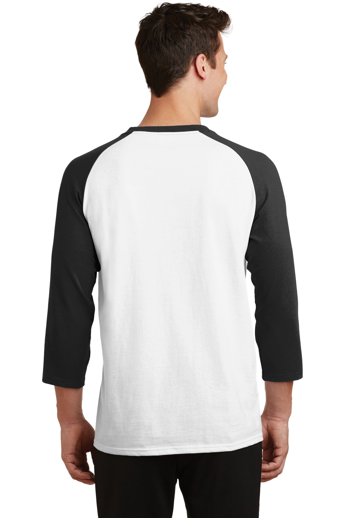 Port & Company® Core Blend 3/4-Sleeve Raglan Tee