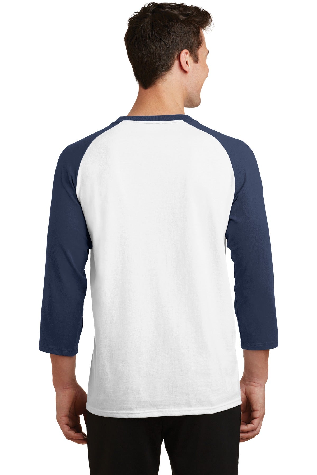 Port & Company® Core Blend 3/4-Sleeve Raglan Tee