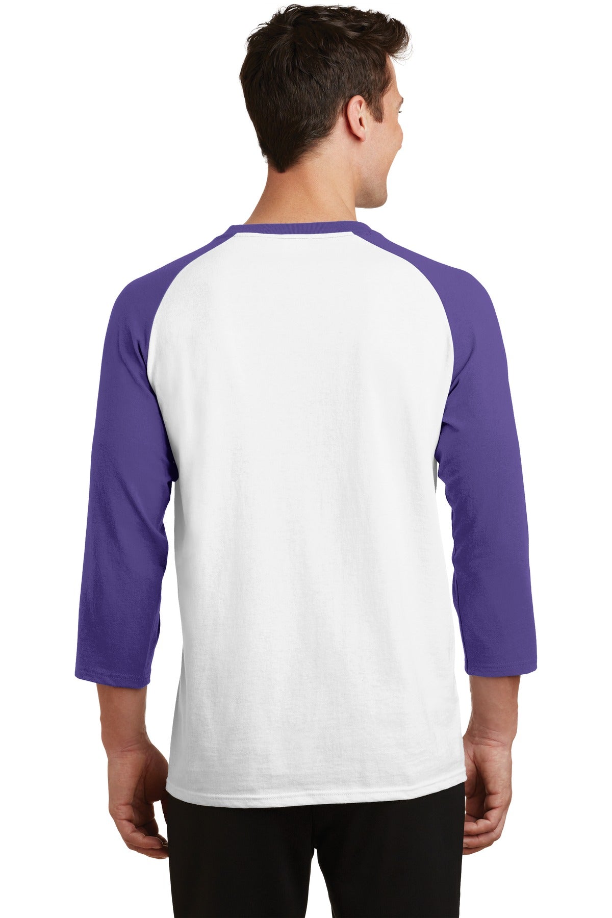 Port & Company® Core Blend 3/4-Sleeve Raglan Tee