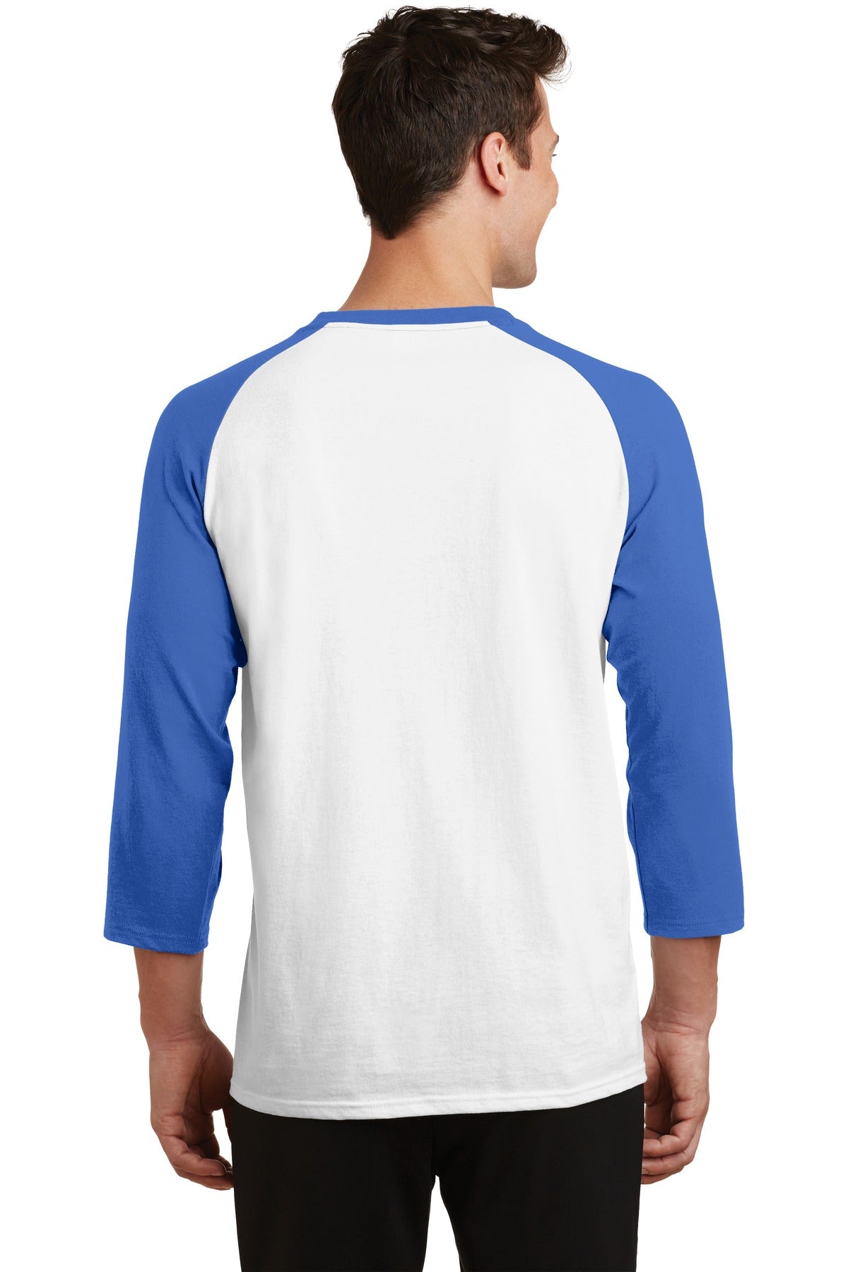 Port & Company® Core Blend 3/4-Sleeve Raglan Tee