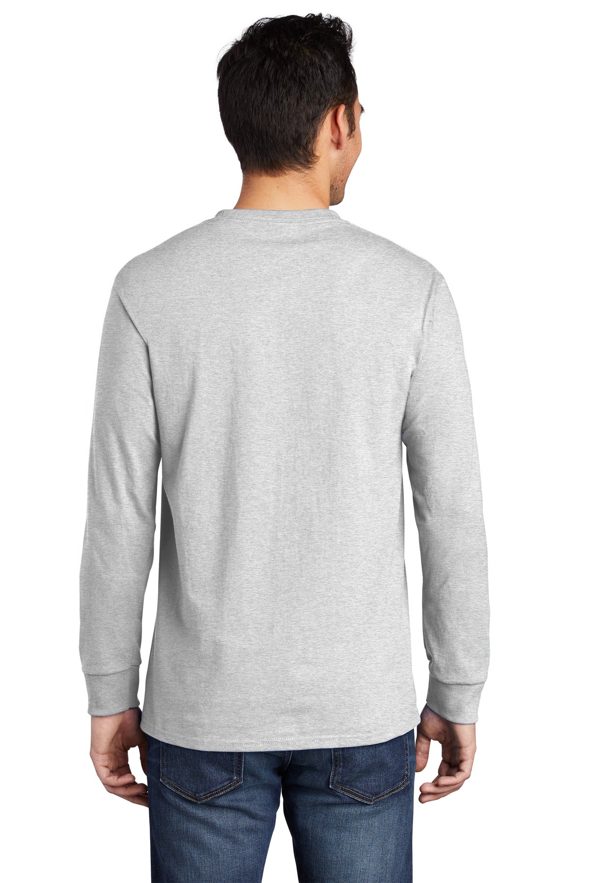 Port & Company® Tall Long Sleeve Essential Pocket Tee