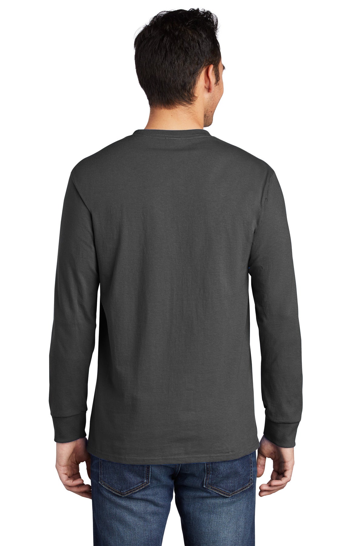 Port & Company® Tall Long Sleeve Essential Pocket Tee