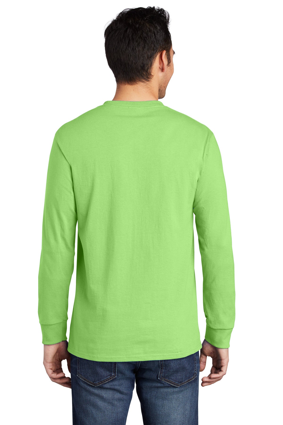 Port & Company® Tall Long Sleeve Essential Pocket Tee