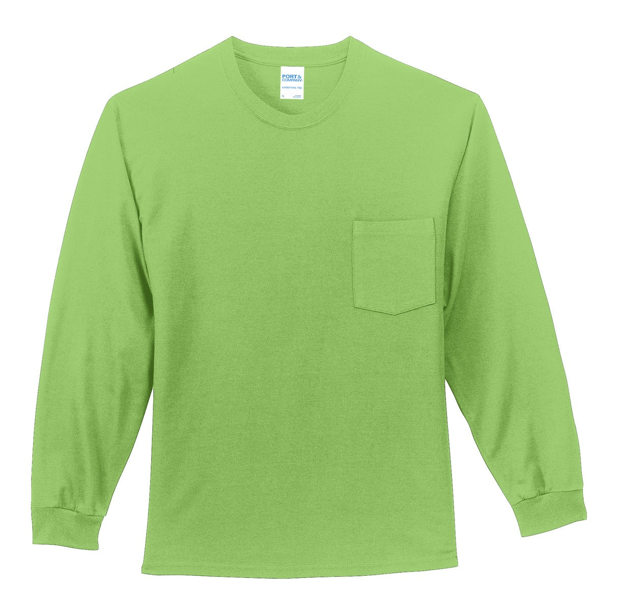 Port & Company® - Long Sleeve Essential Pocket Tee