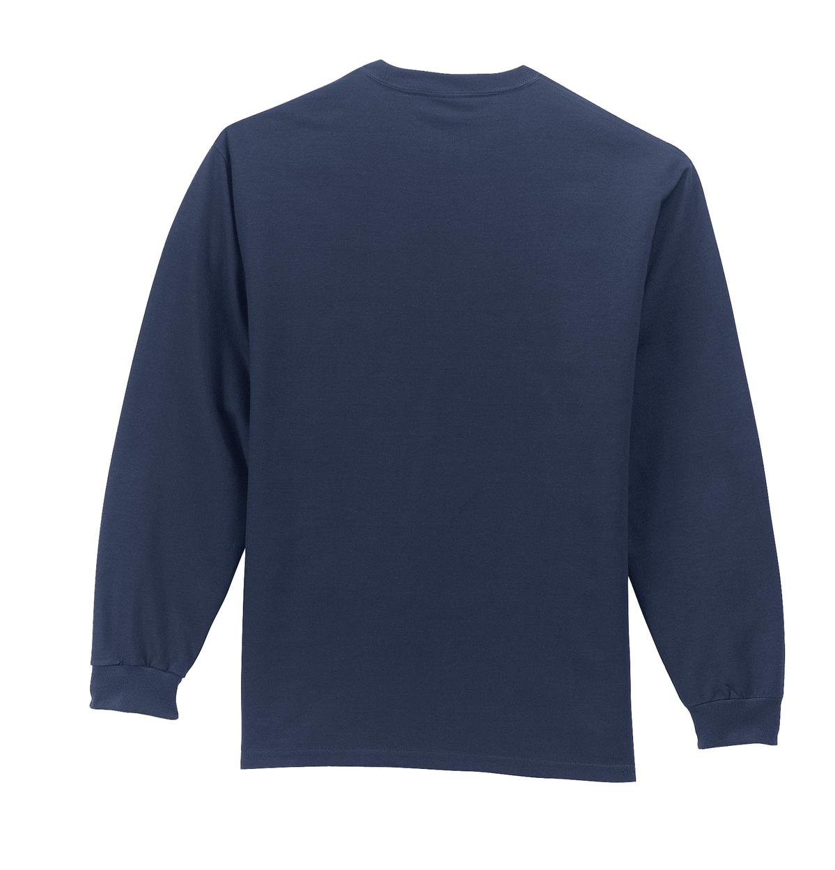 Port & Company® Tall Long Sleeve Essential Pocket Tee