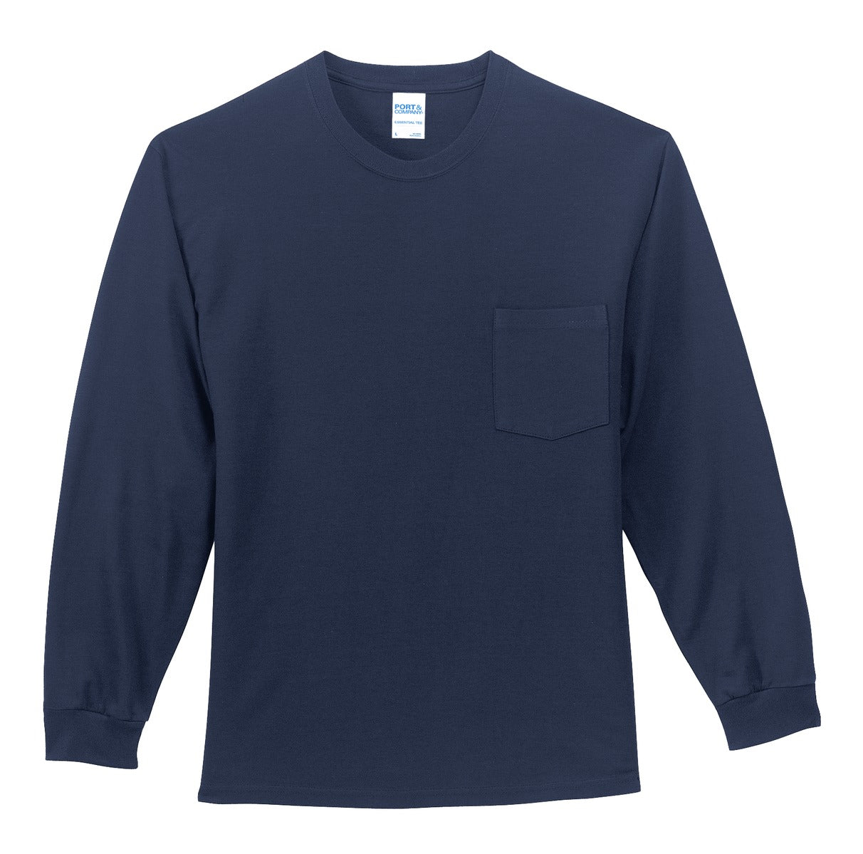 Port & Company® - Long Sleeve Essential Pocket Tee