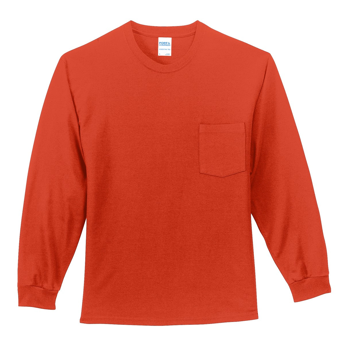 Port & Company® - Long Sleeve Essential Pocket Tee