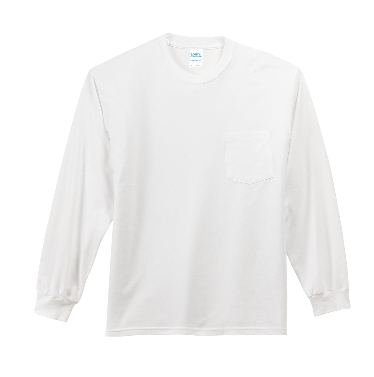 Port & Company® - Long Sleeve Essential Pocket Tee
